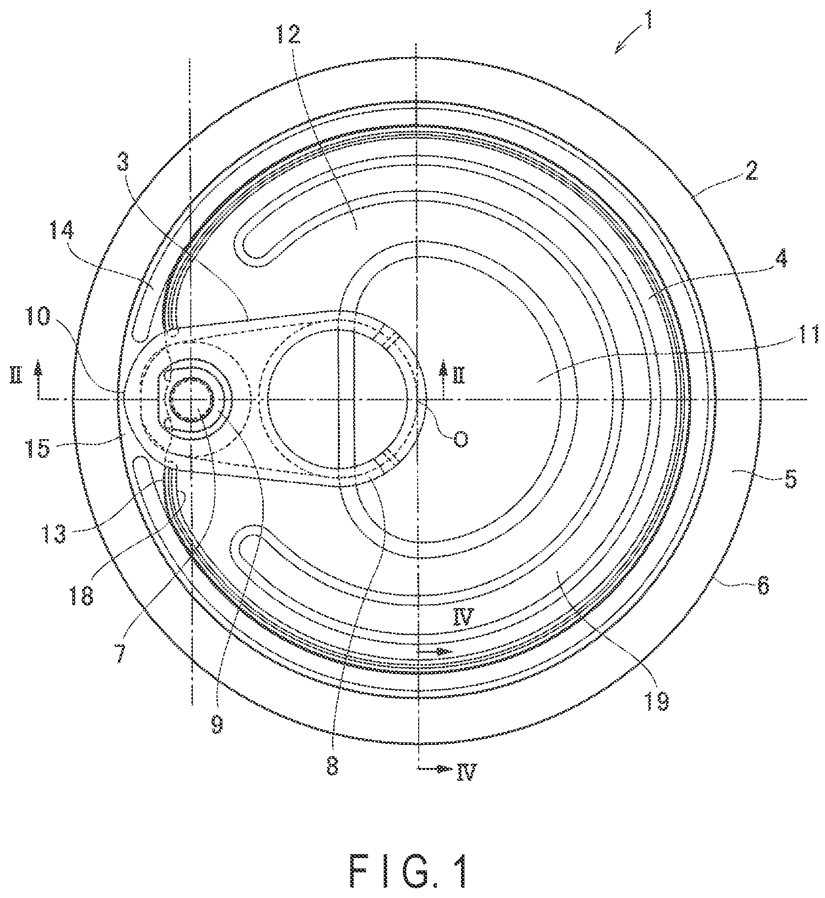 Patent US12157160 — Can lid — Figure 1