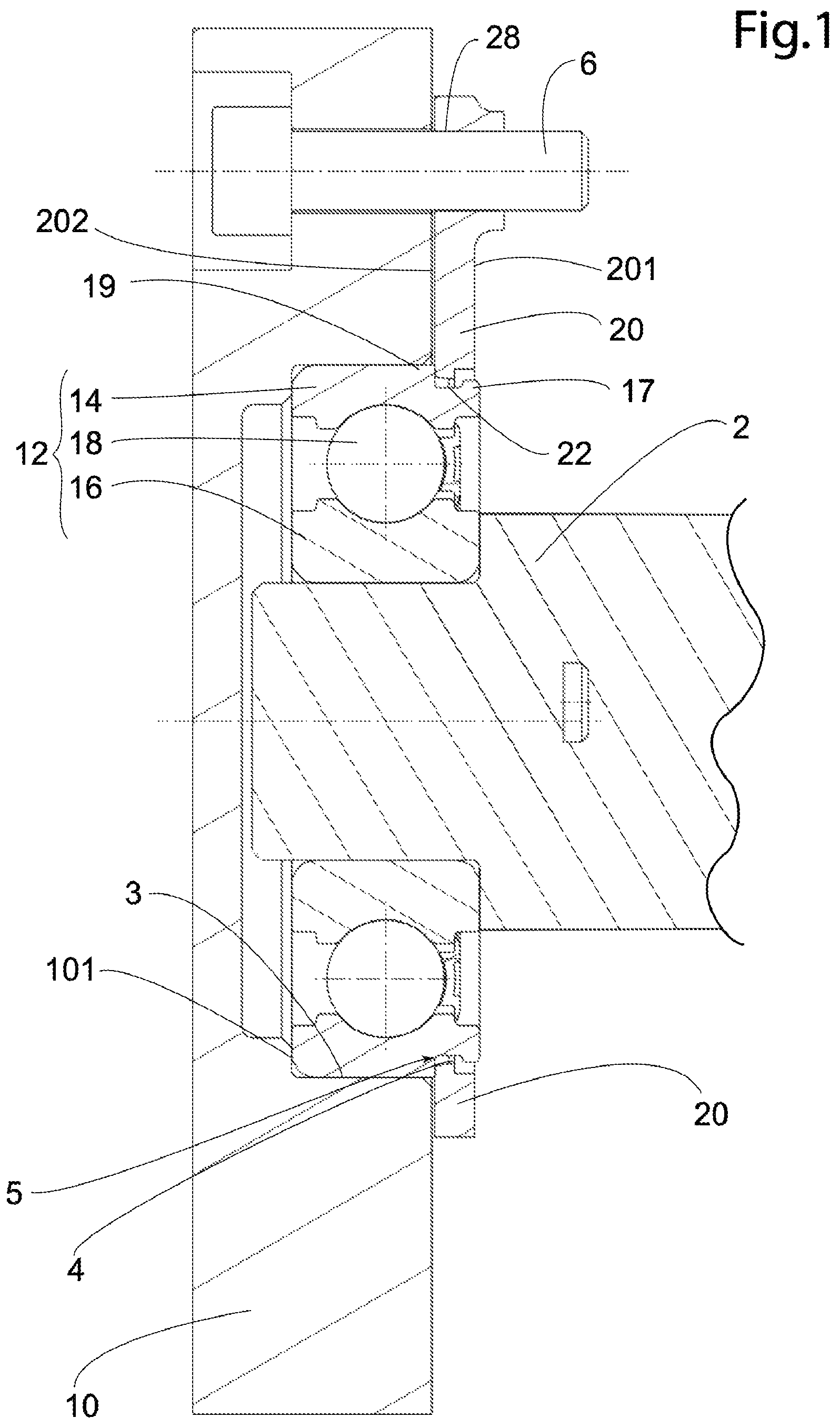 Patent US12157161 Figure 1 – Method of manufacturing a flange for holding an outer ring of a rolling bearing