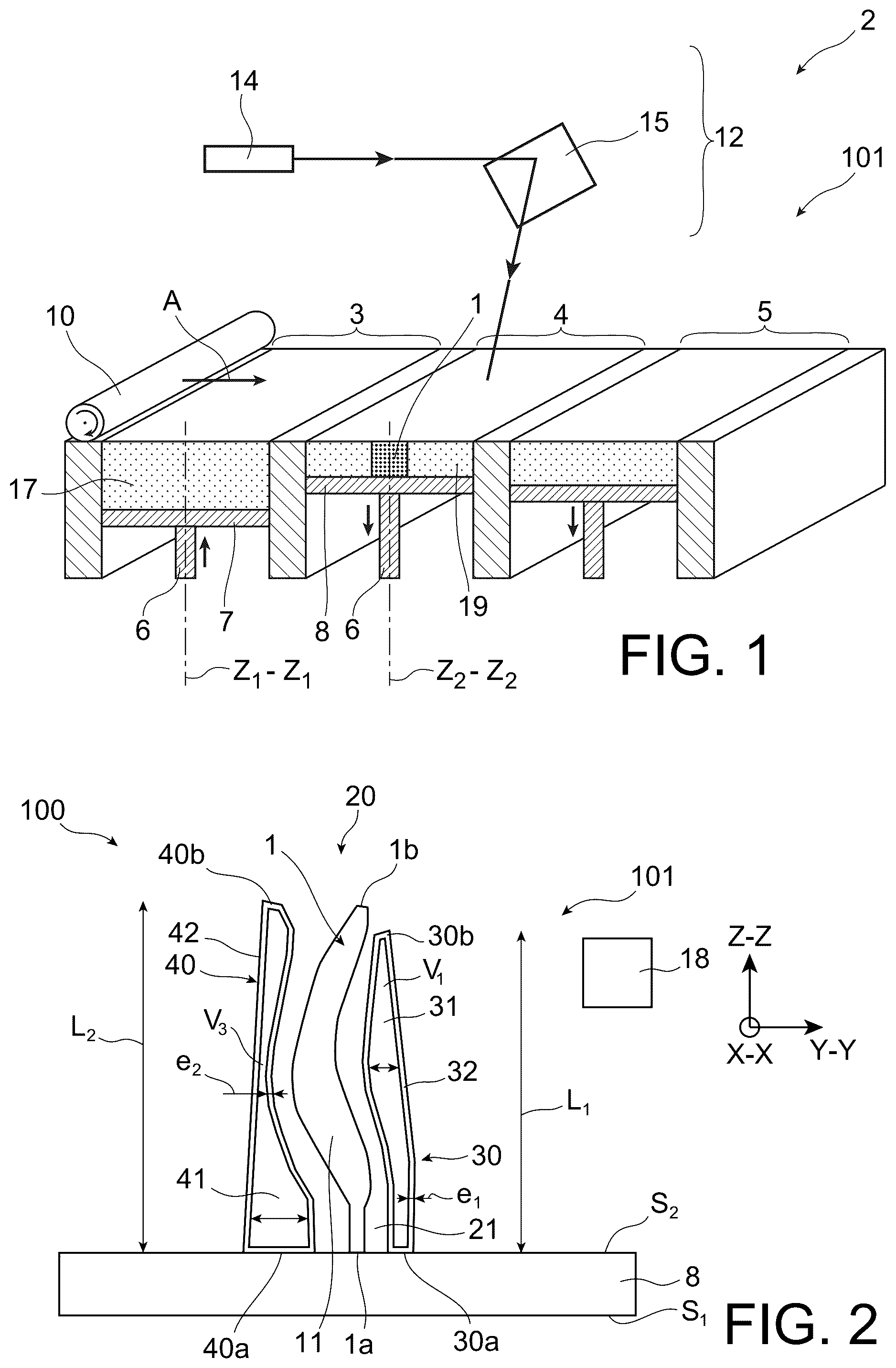 Patent US12157166 — Method for holding a part blank by fluid expansion in an additively manufactured holding portion — Figure 1