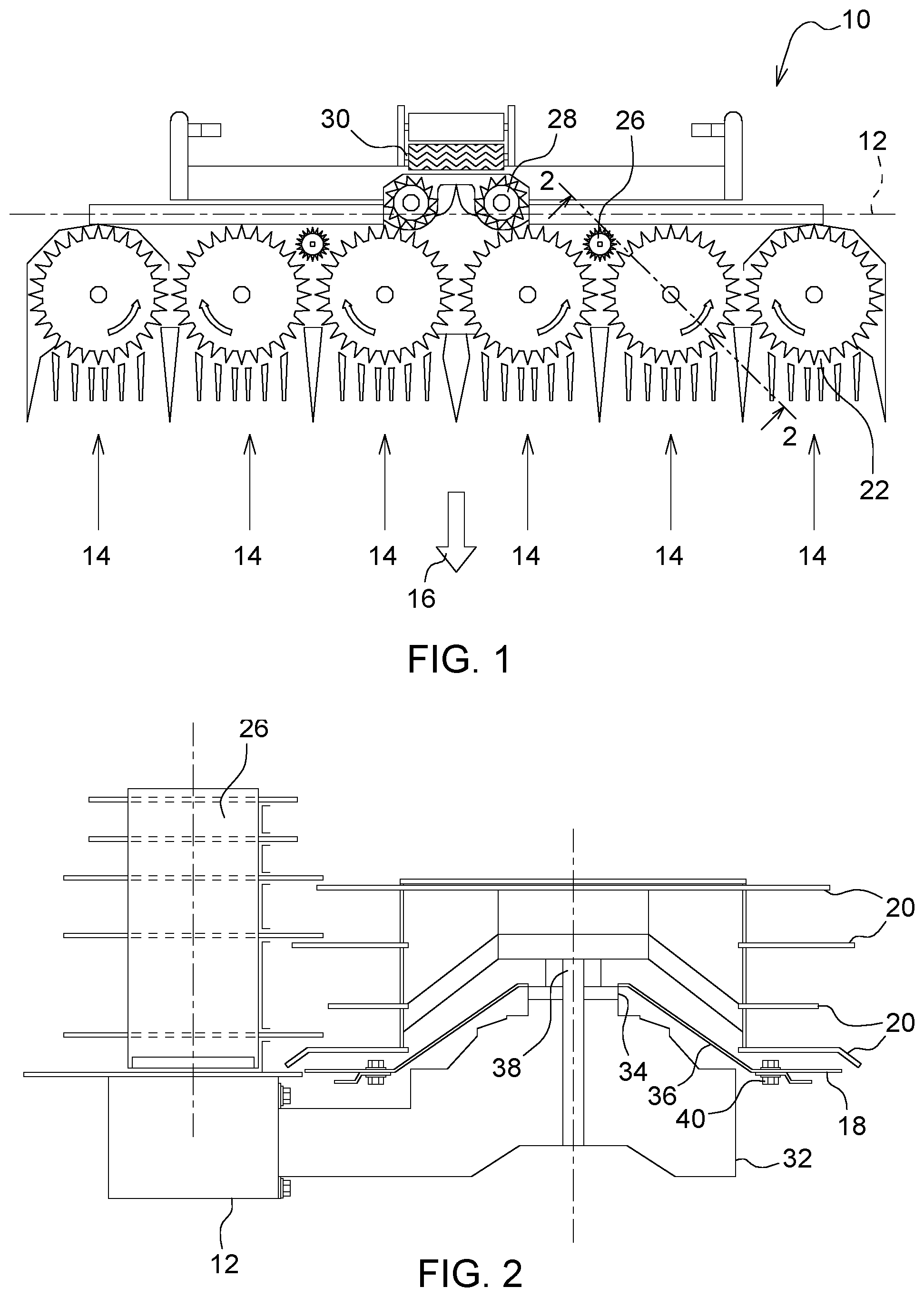 Patent US12157177 — Cutting disc for a machine for harvesting stem-like plants — Figure 1