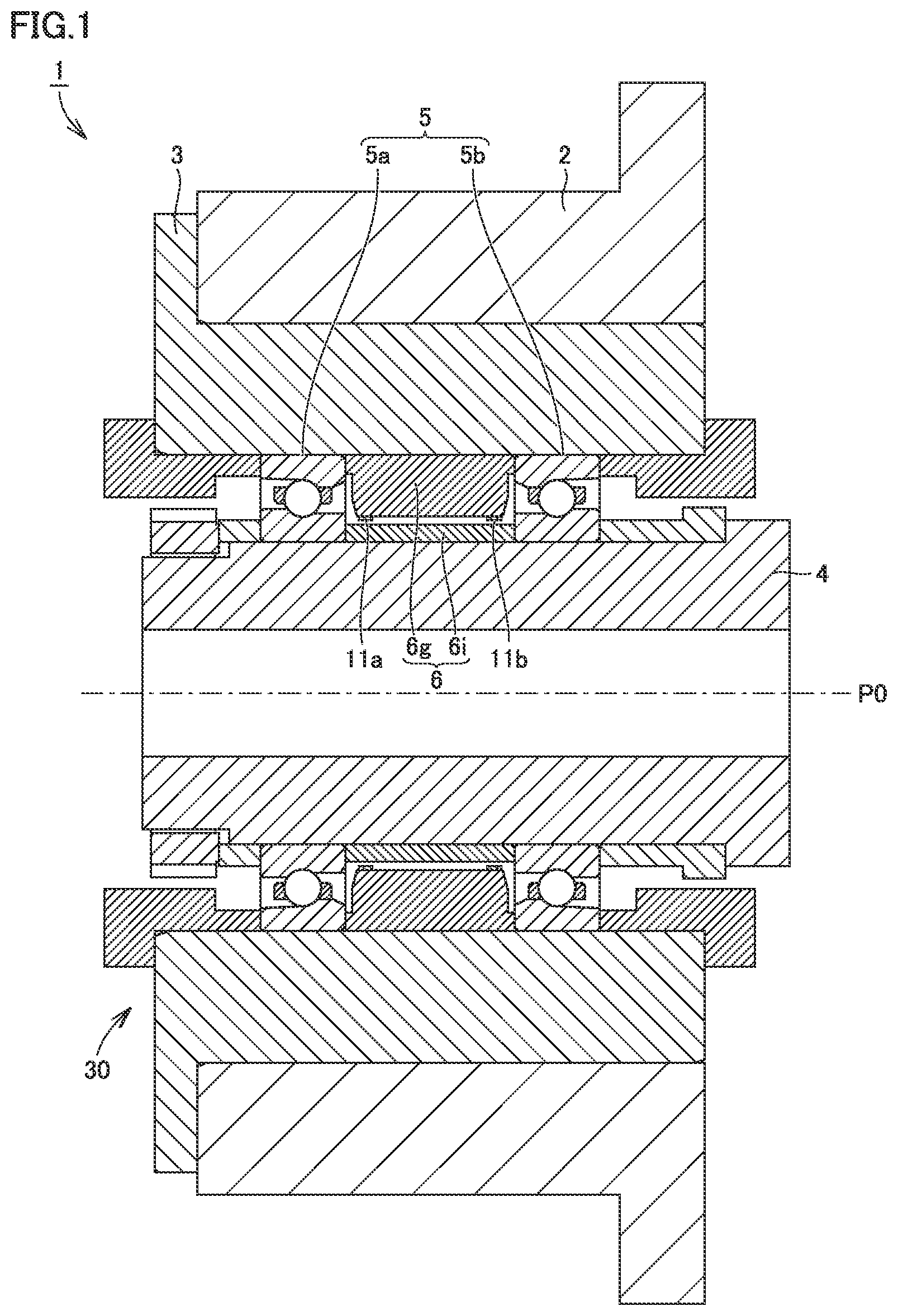Patent US12157194 — Bearing apparatus — Figure 1