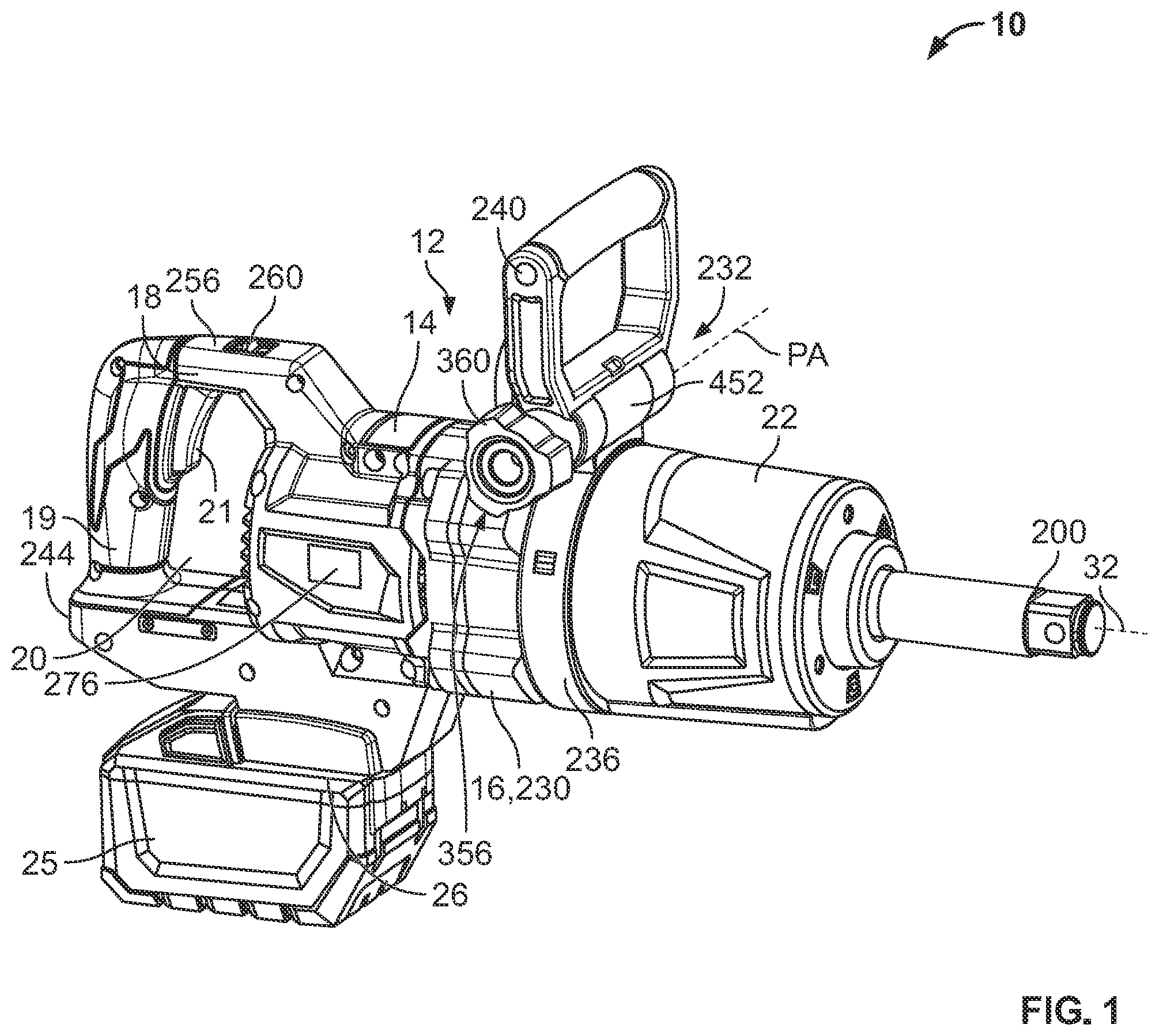 Patent US12157208 — Impact tool — Figure 1