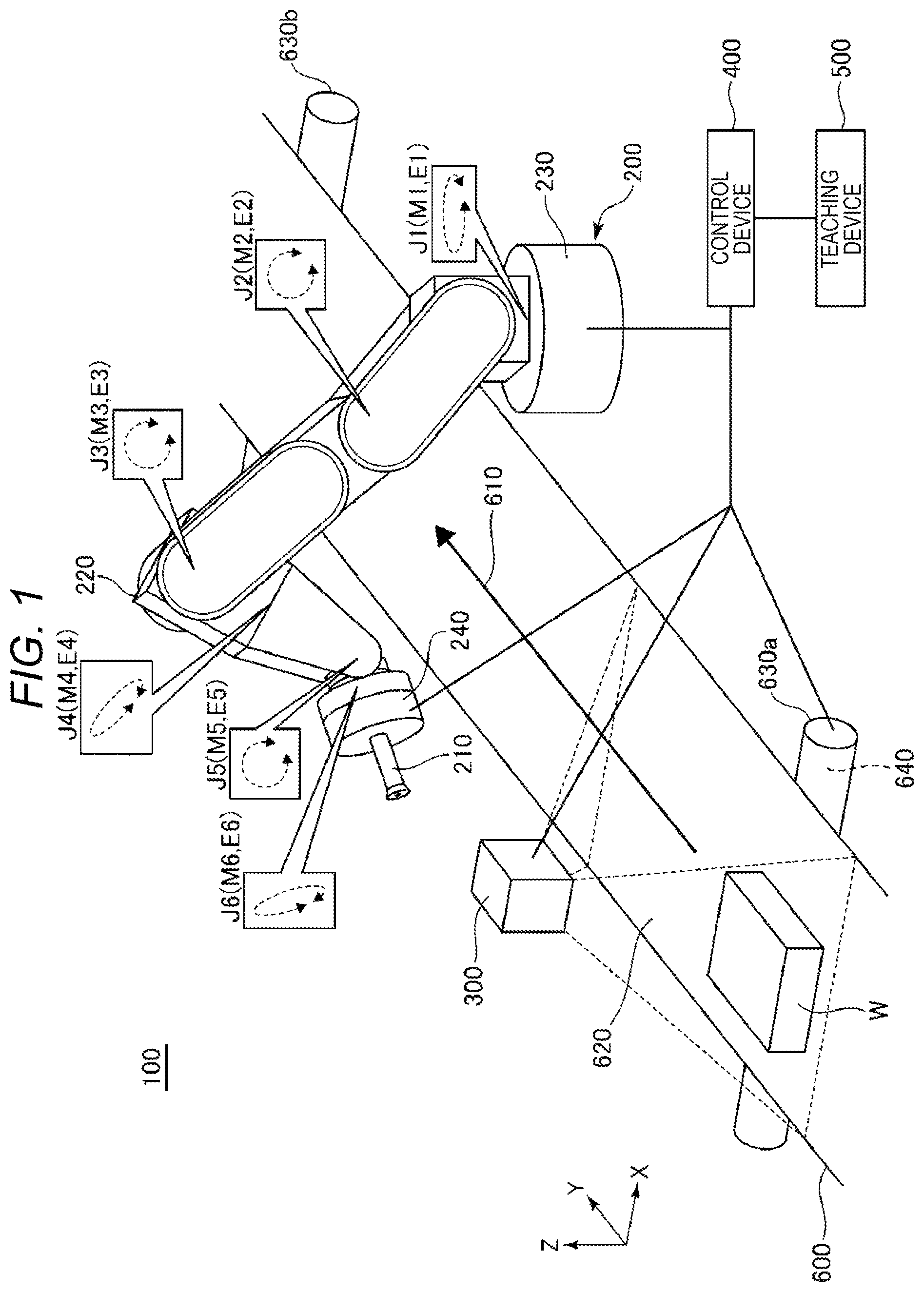 Patent US12157227 — Robot control method and robot system — Figure 1
