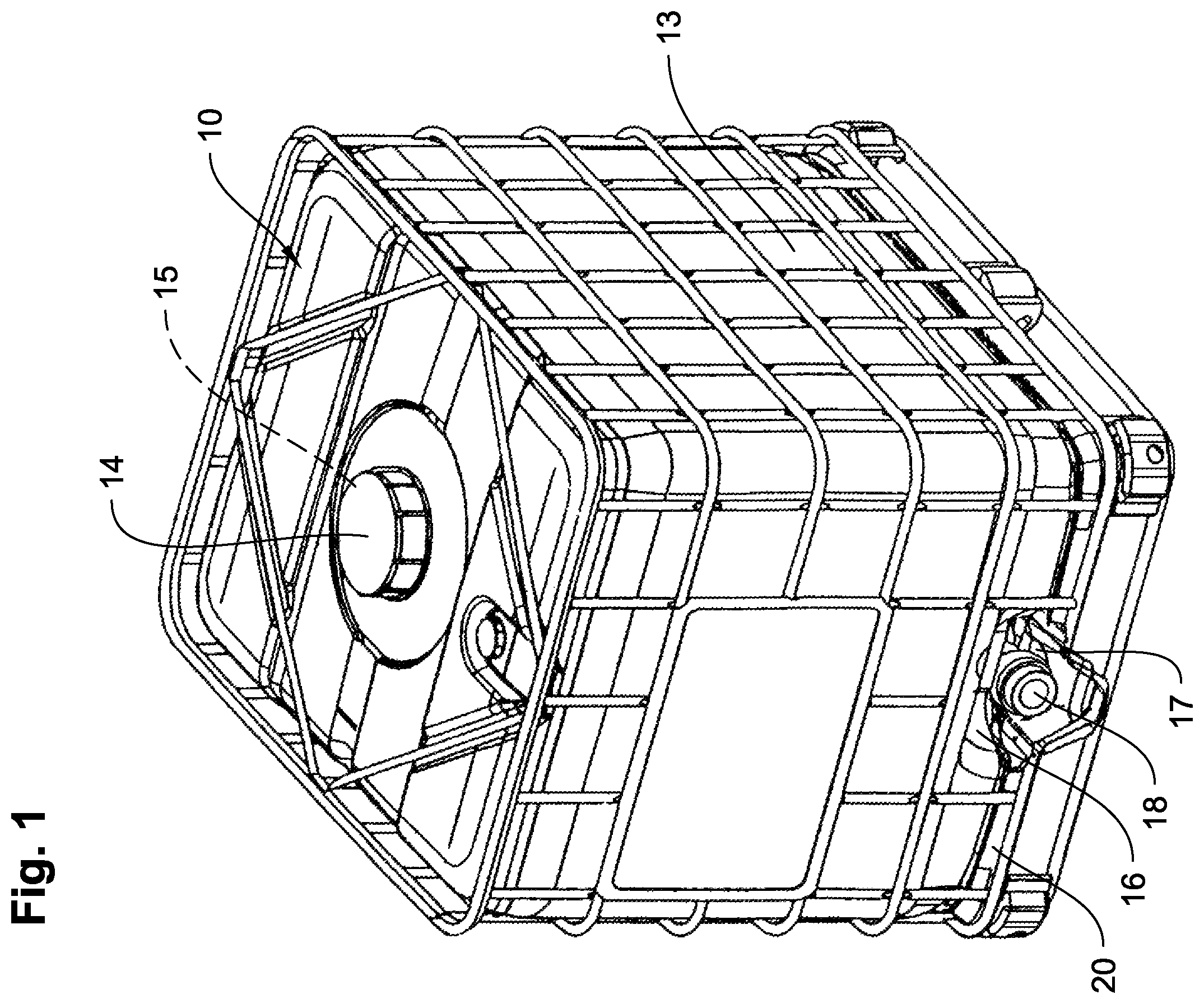 Patent US12157264 — Plastic container for fluids and method for producing a plastic container — Figure 1