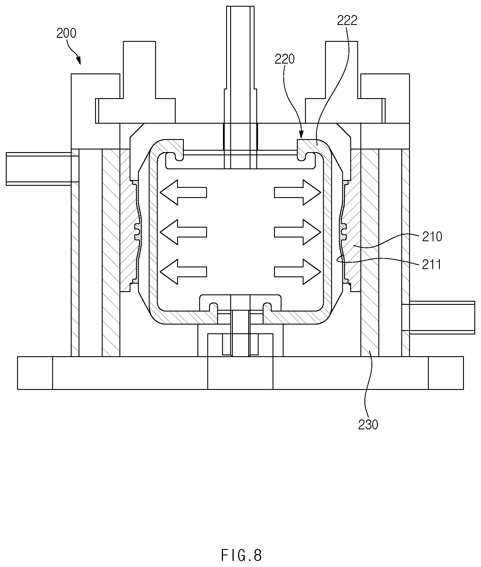 Patent US12157265 Figure 8 – Coupler for air suspension and apparatus and method for manufacturing the same