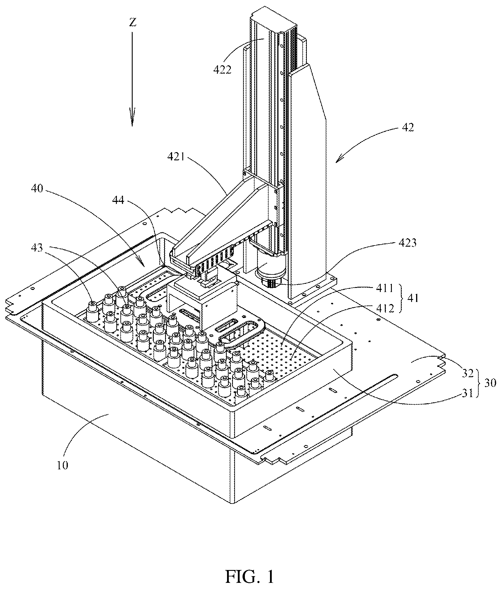 Patent US12157267 — Deposition additive manufacturing equipment — Figure 1