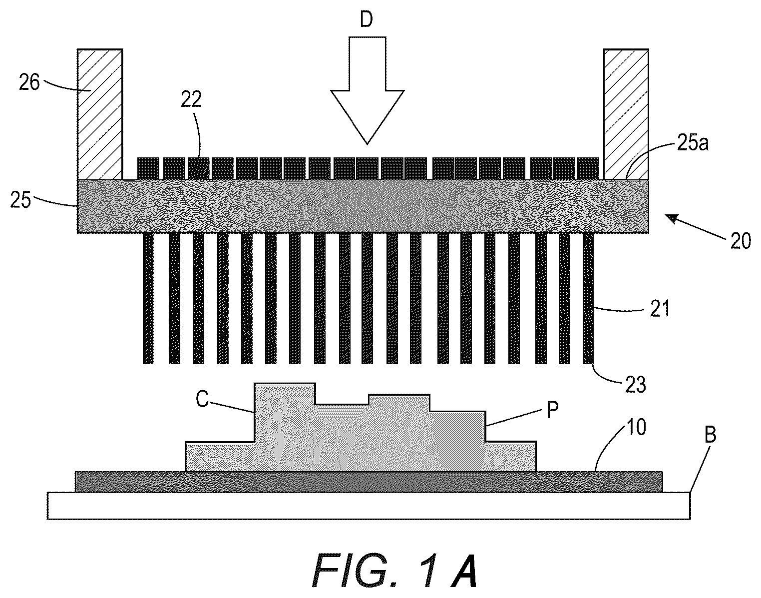 Patent US12157273 — Apparatus and method for supporting and extracting a build part formed in an additive manufacturing process — Figure 1