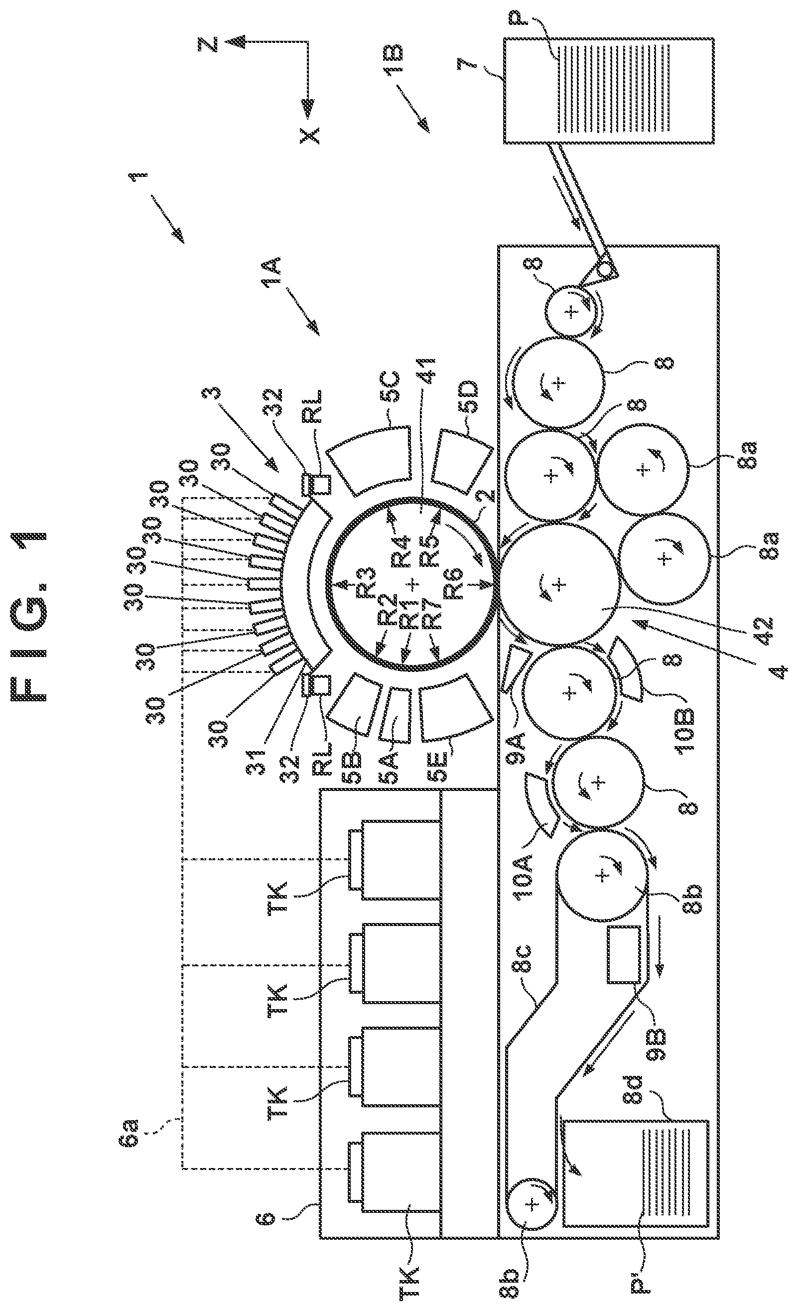 Patent US12157298 — Printing apparatus — Figure 1