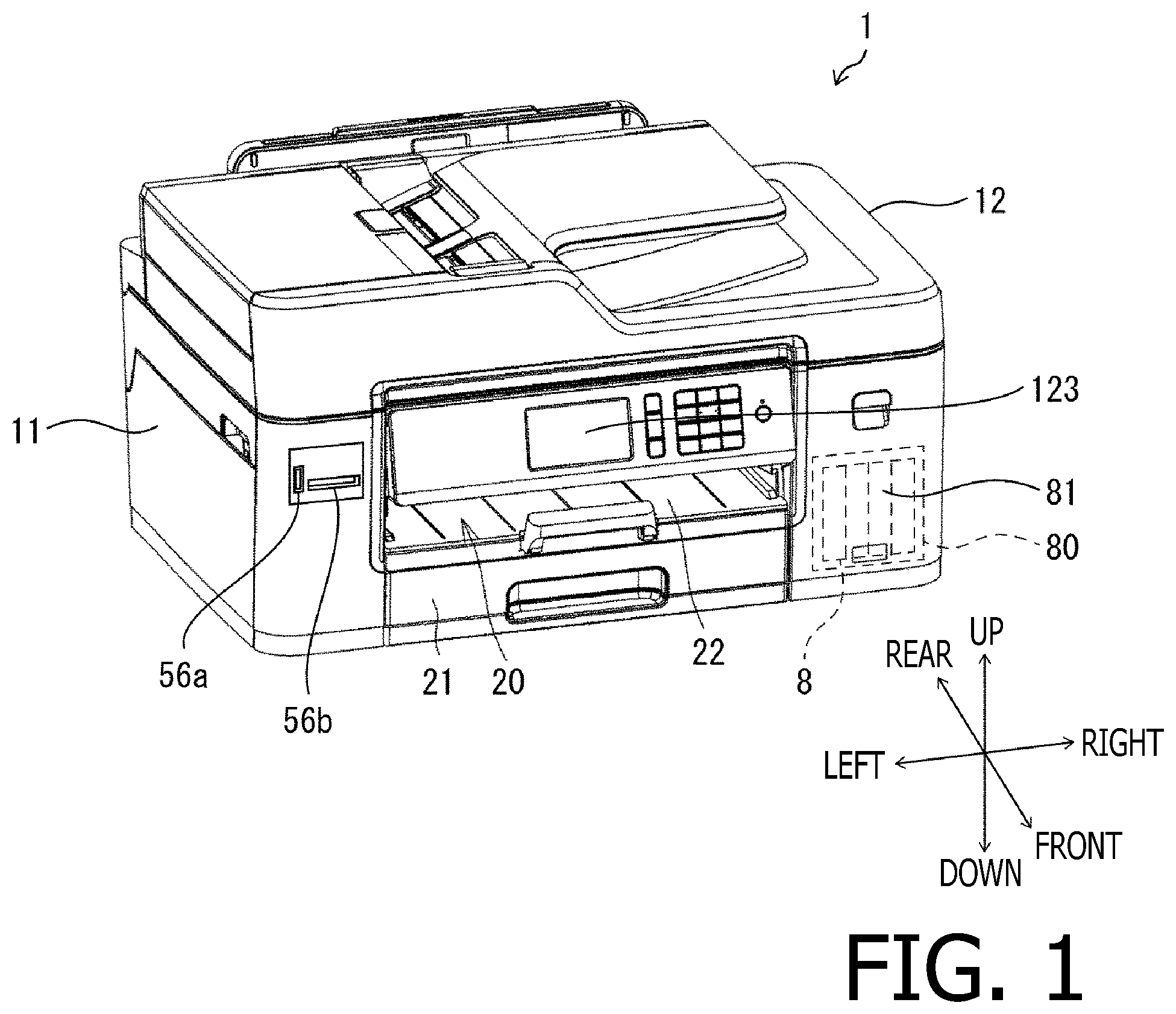 Patent US12157300 — Printing apparatus — Figure 1