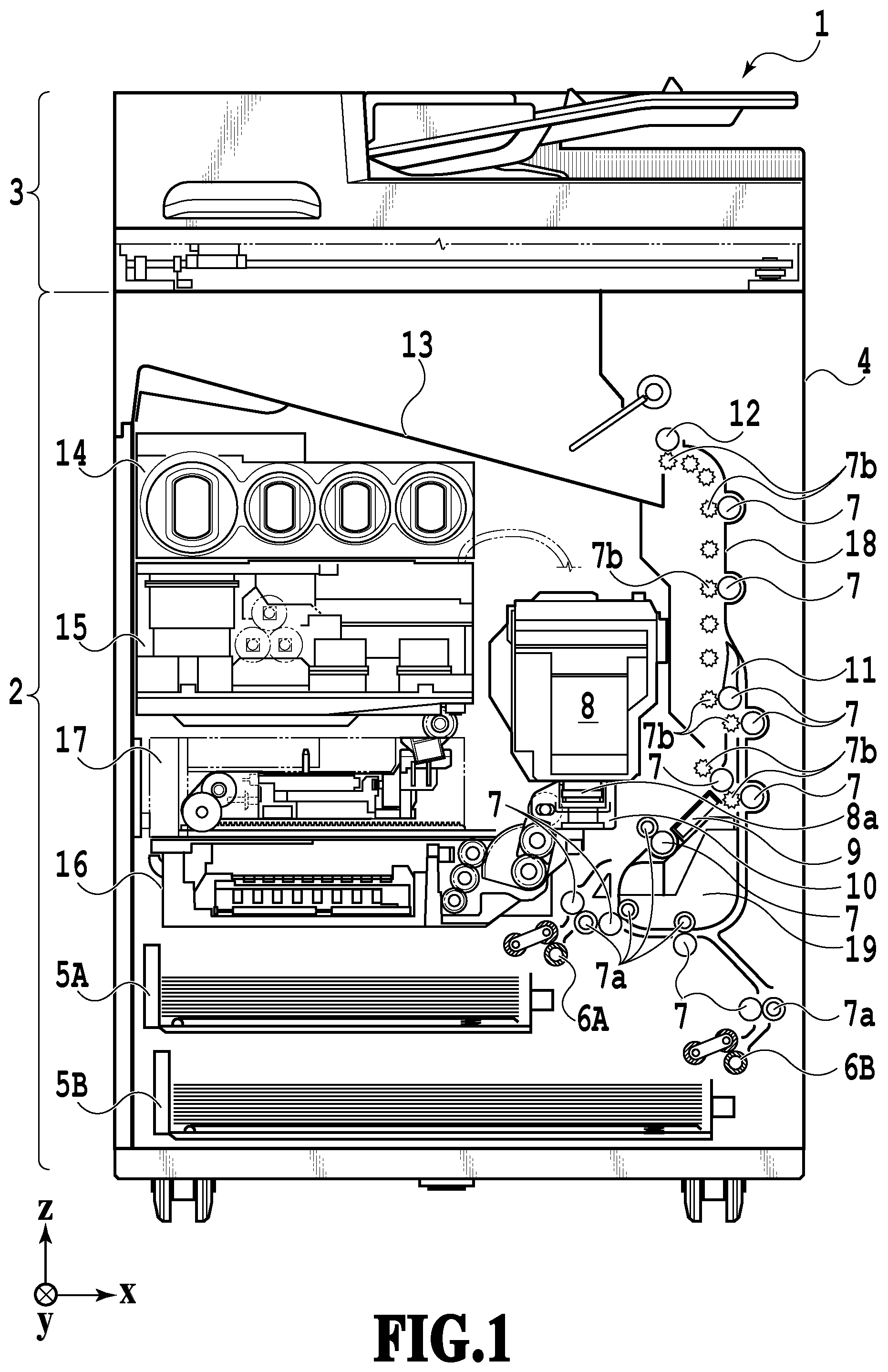 Patent US12157303 — Image processing apparatus, printing apparatus, image processing method, and storage medium — Figure 1
