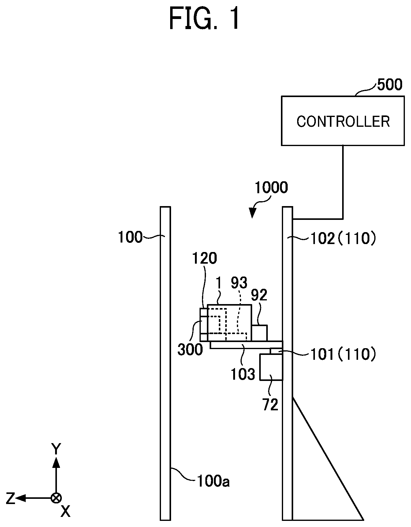 Patent US12157306 — Liquid discharge apparatus, liquid discharge method, and storage medium — Figure 1