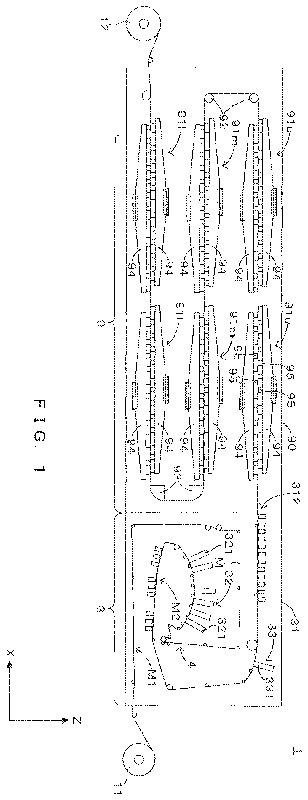 Patent US12157317 Figure 1 – Cleaning unit, printing apparatus and roll diameter acquisition method