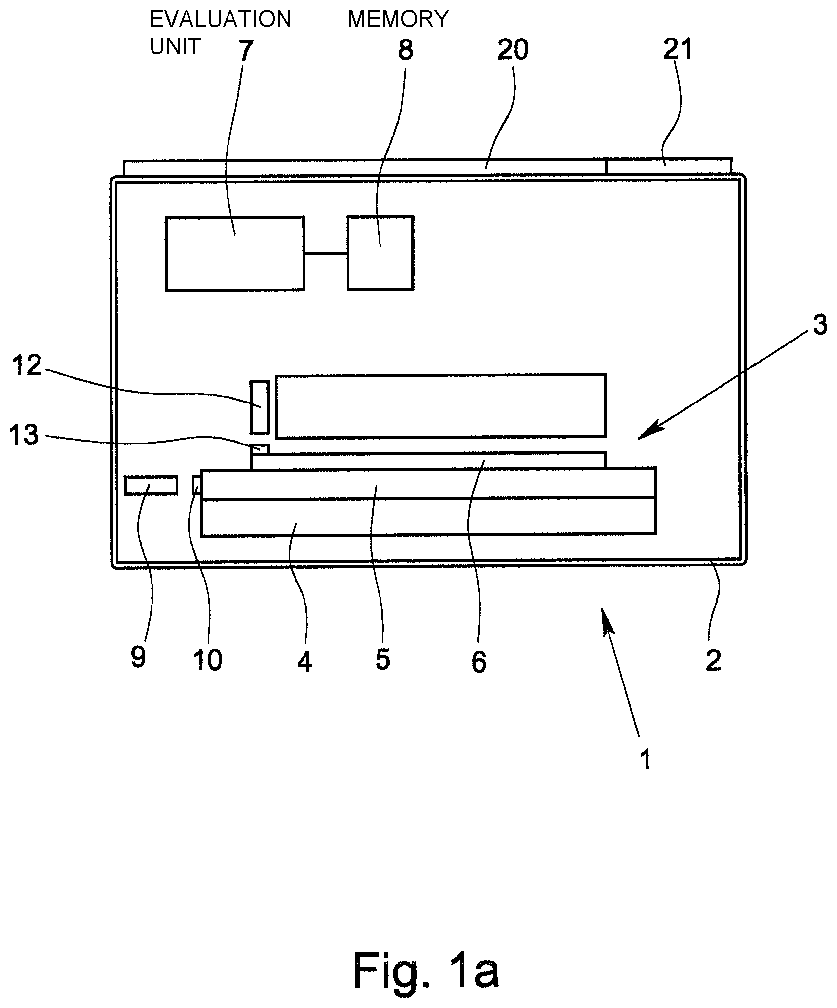 Patent US12157325 — Method for safeguarding a printing process using a printer and printer for implementing the method — Figure 1