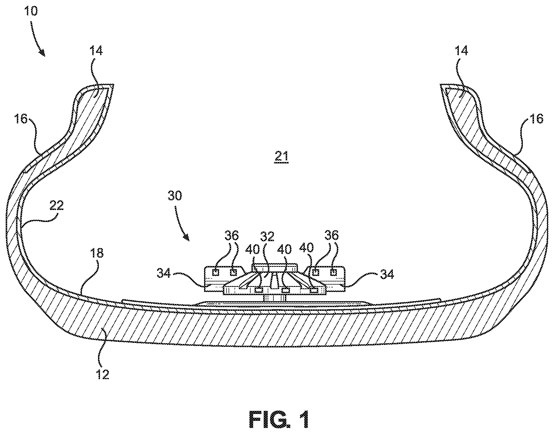 Patent US12157338 — Daisy tire electronics assembly — Figure 1