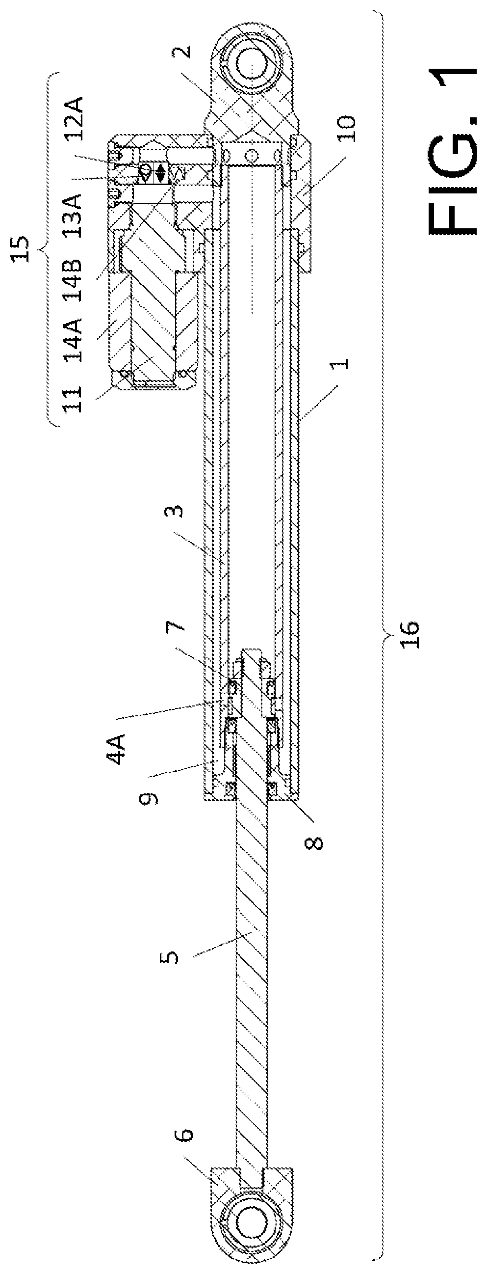 Patent US12157341 Figure 1 – Electronically adjustable sway bar link
