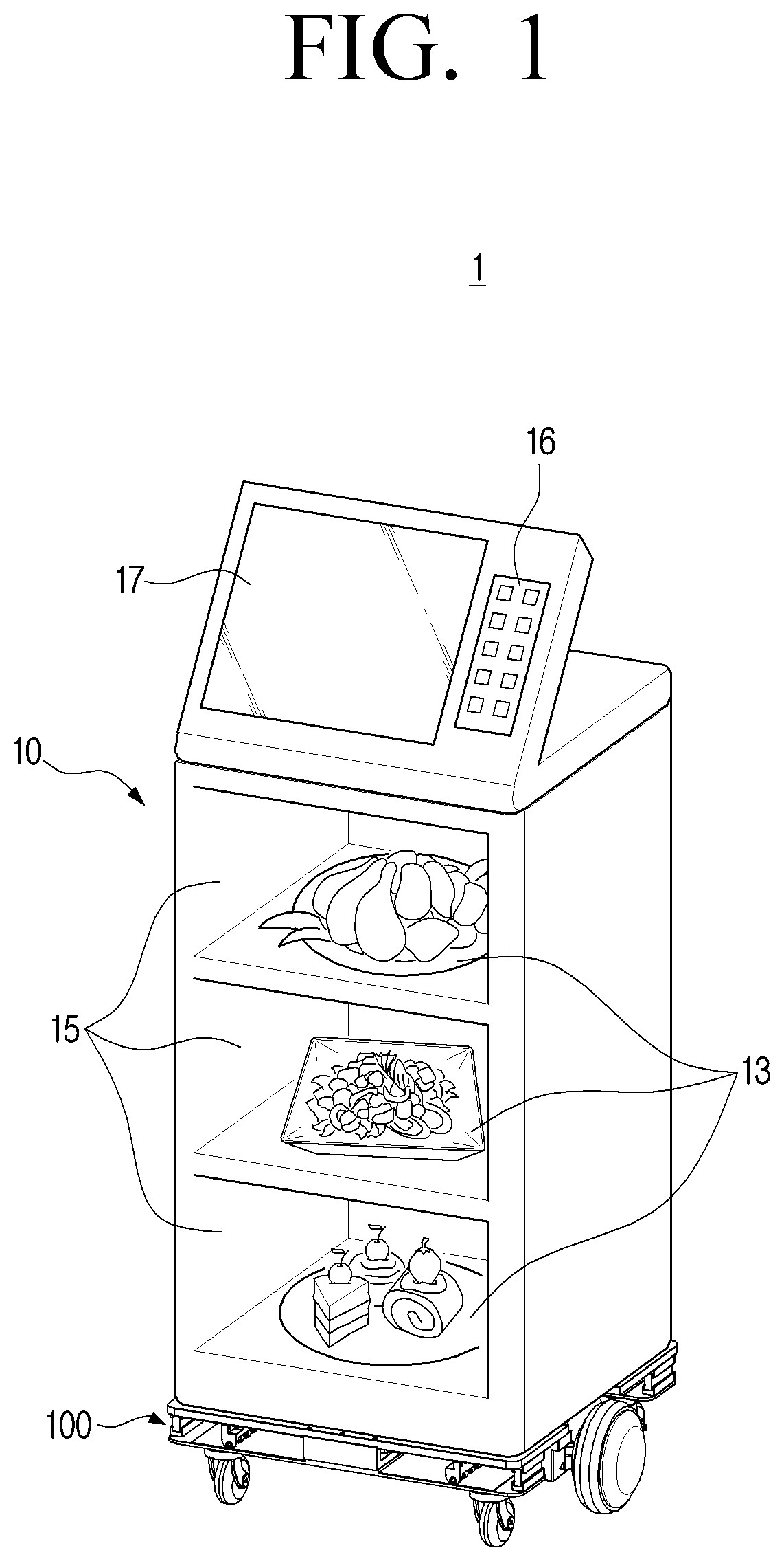 Patent US12157343 — Driving robot device — Figure 1