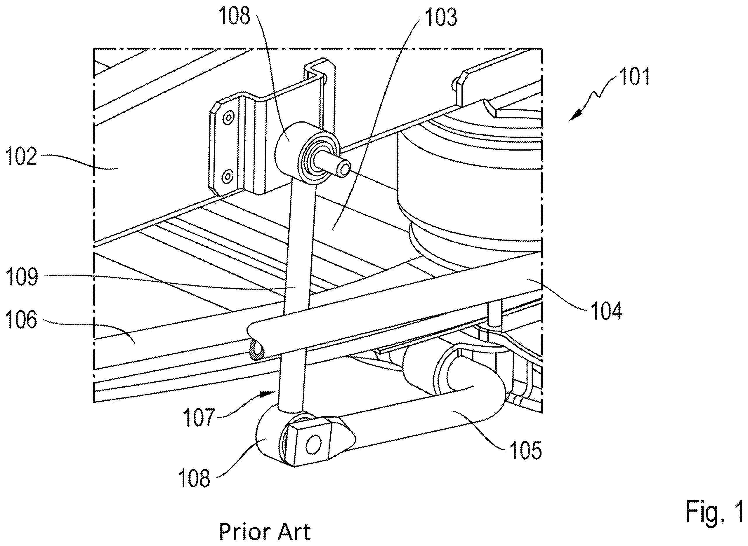 Patent US12157344 — Load introduction element for a chassis component, method for producing a load introduction element, and chassis component — Figure 1