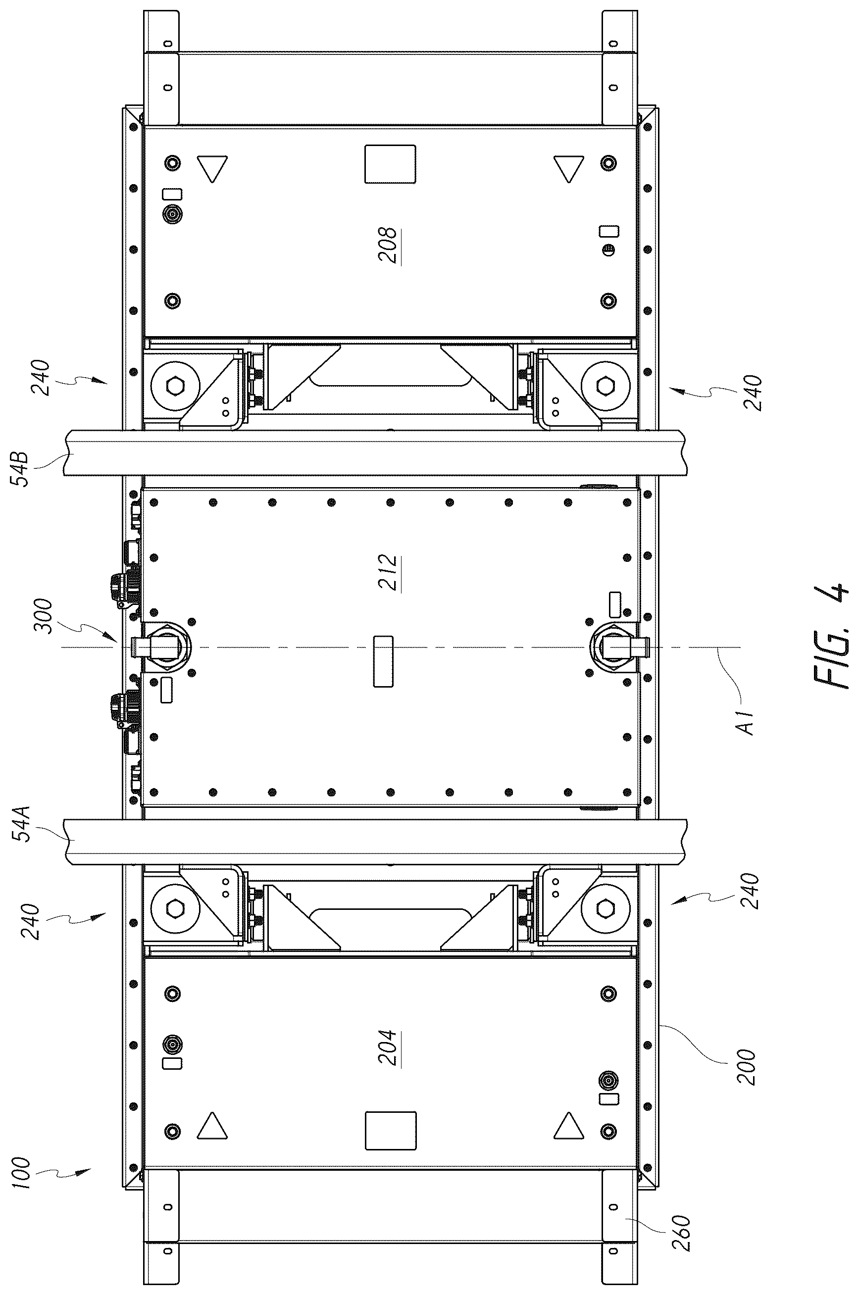 Patent US12157362 Figure 7 – Electric powertrain system for heavy duty vehicles