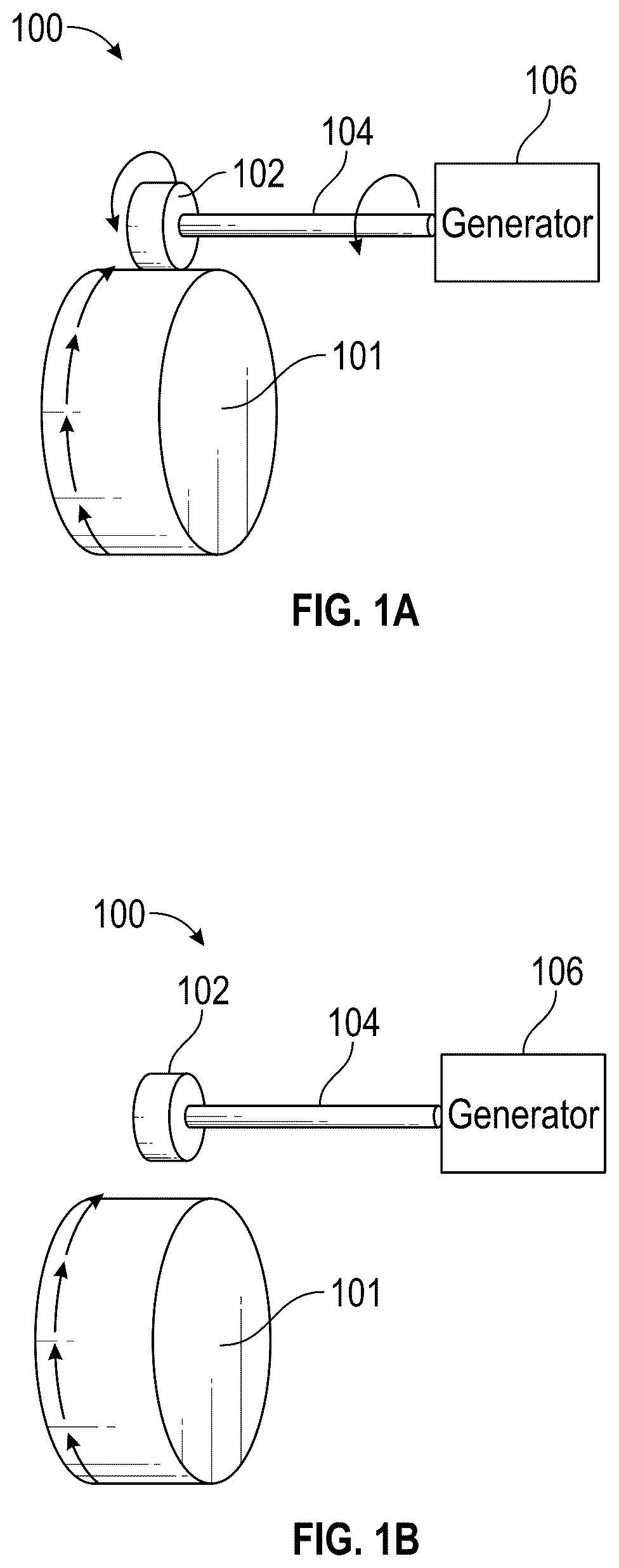 Patent US12157366 — Flexible arm generator — Figure 1