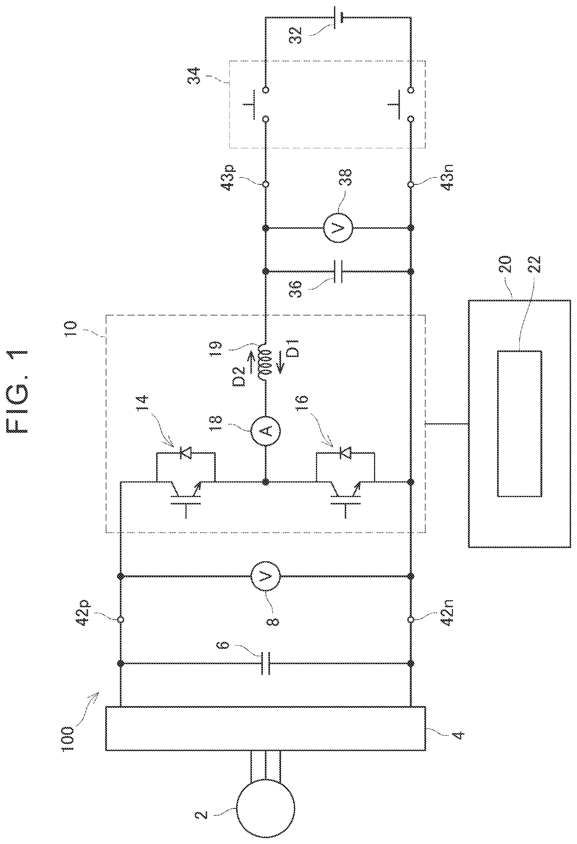 Patent US12157394 — Controller for electrified vehicle — Figure 1