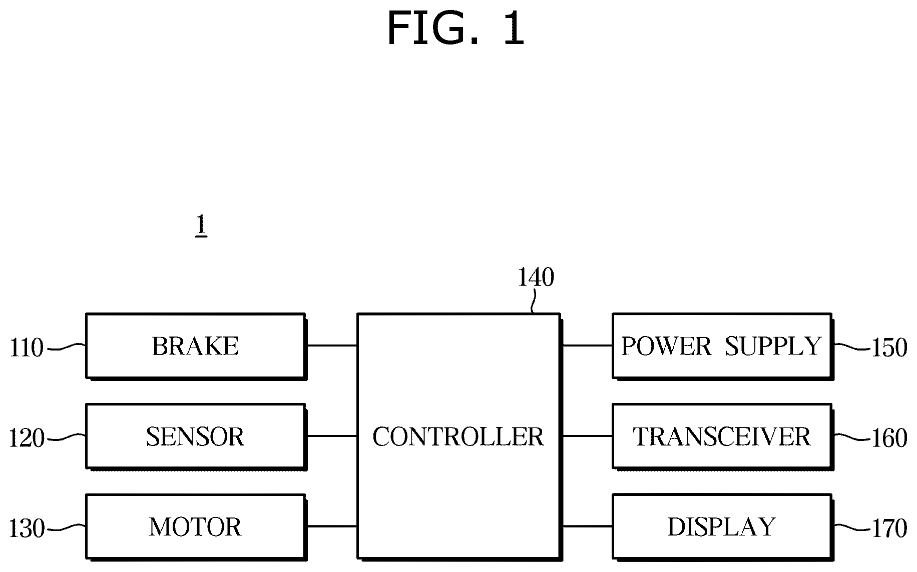 Patent US12157398 — Vehicle and control method thereof — Figure 1