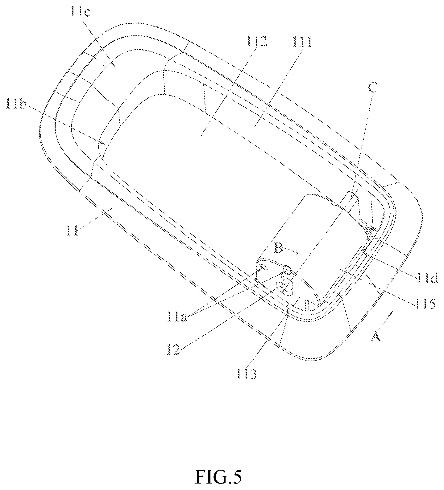 Patent US12157404 Figure 5 – Child safety seat and side impact protection device thereof