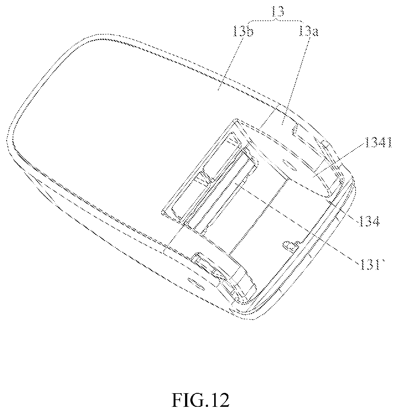 Patent US12157404 Figure 12 – Child safety seat and side impact protection device thereof