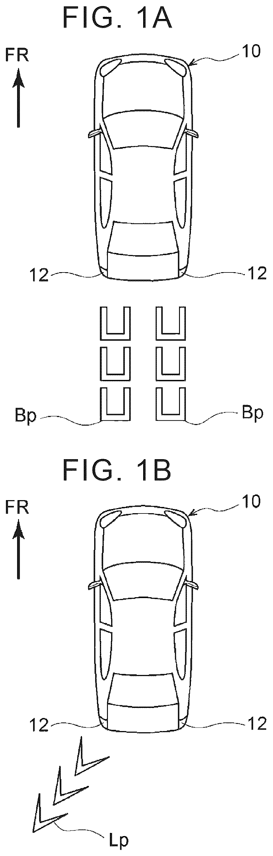 Patent US12157412 — Vehicle display device — Figure 1