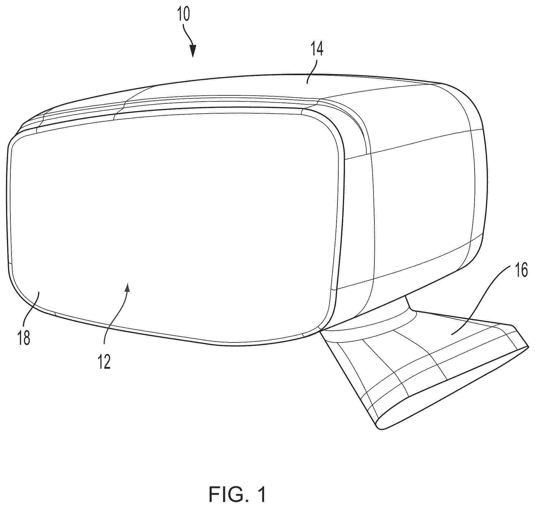 Patent US12157414 — Method for assembling an electrochromic mirror reflective element — Figure 1