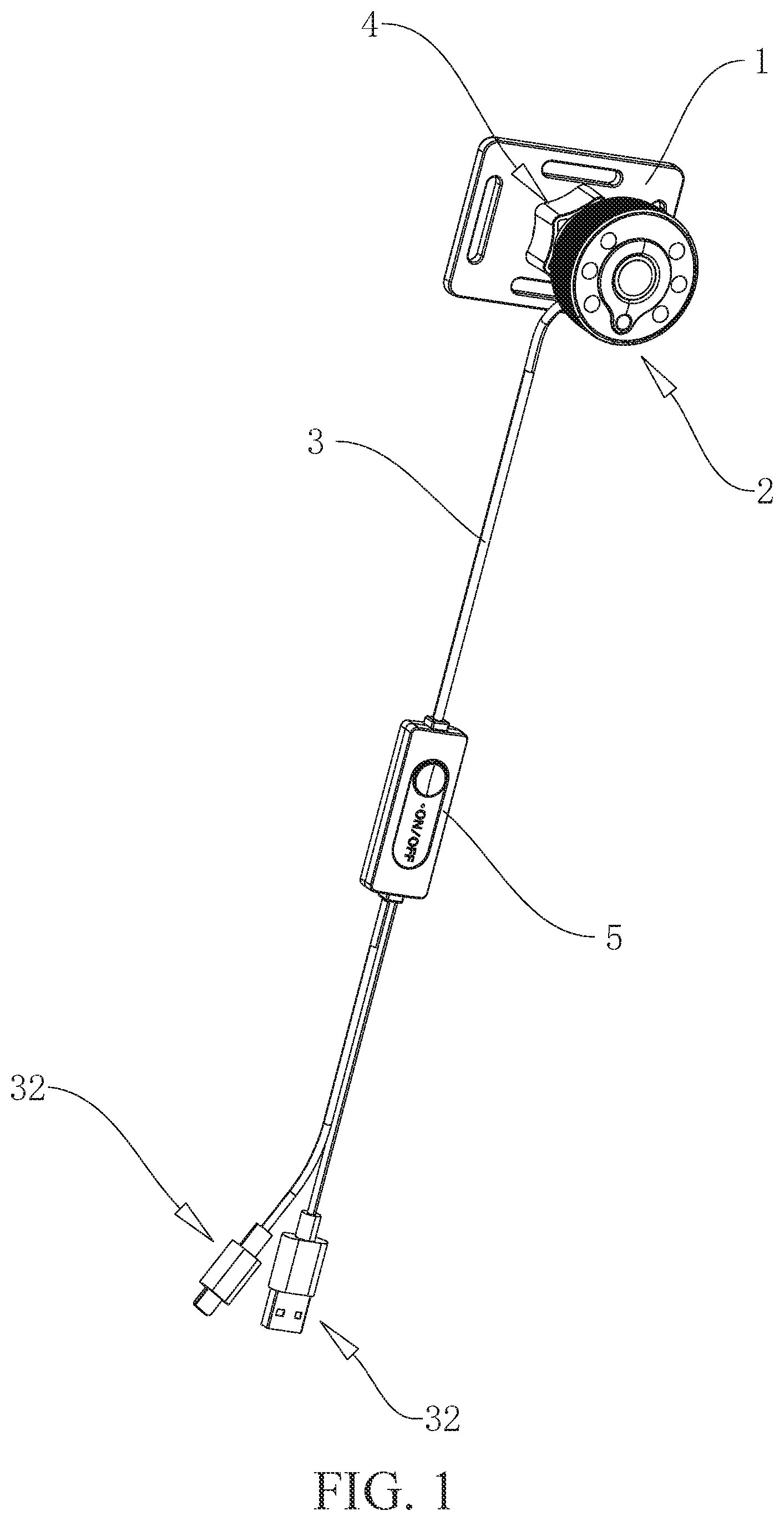 Patent US12157419 — Vehicle-mounted child monitoring device — Figure 1