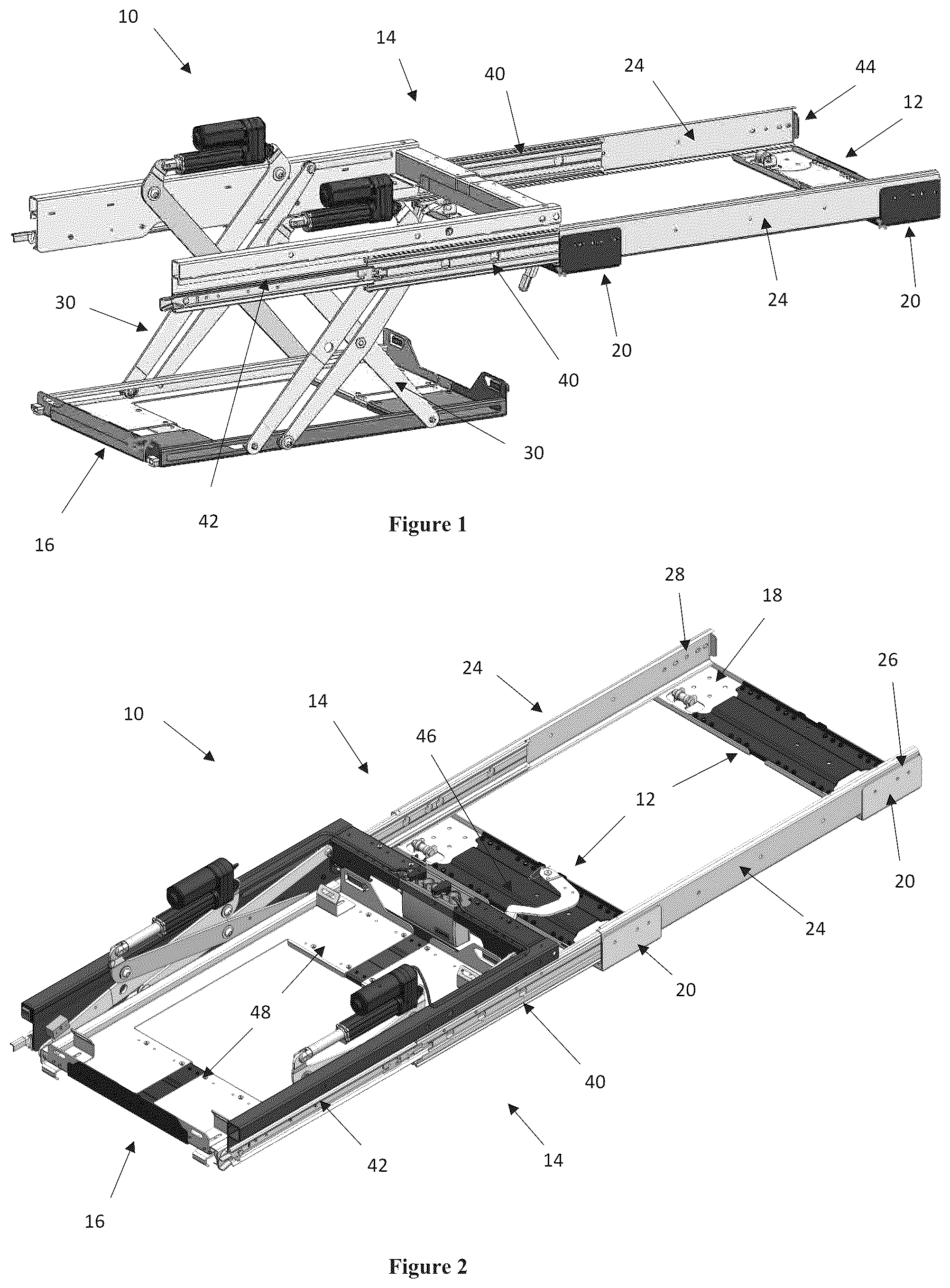 Patent US12157420 — Apparatus for moving an item — Figure 1
