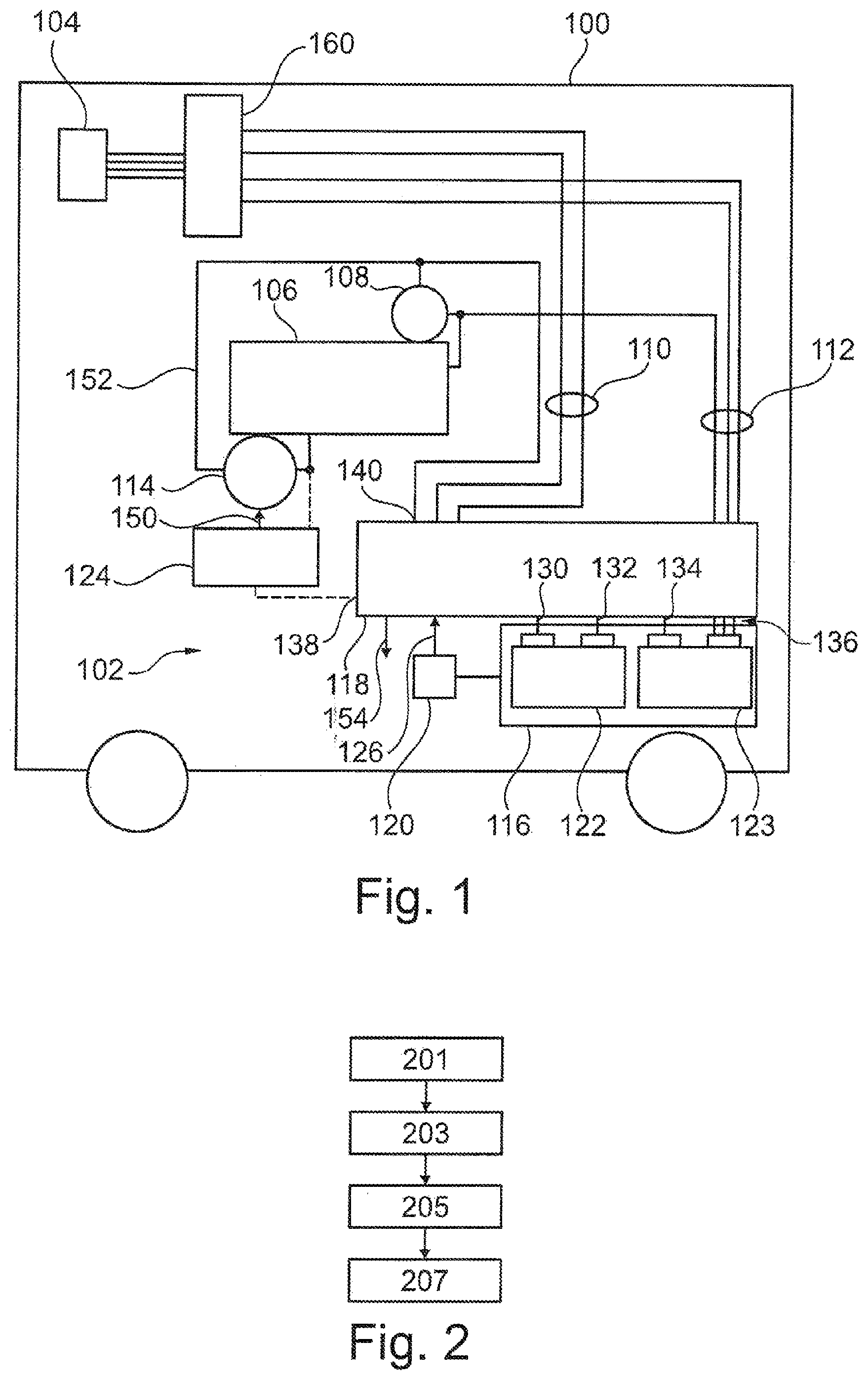 Patent US12157423 Figure 1 – Device for power supply, method for supplying power to at least one electrical load, and vehicle