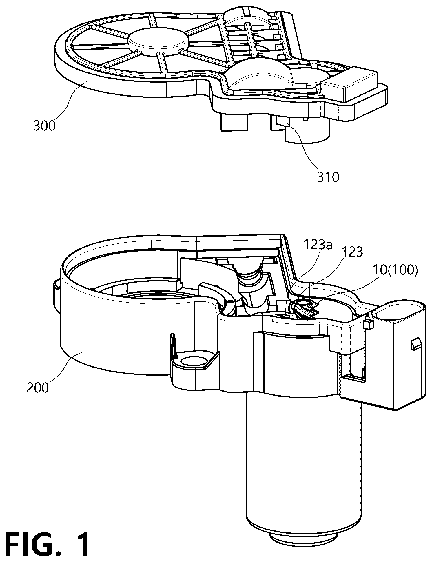 Patent US12157445 Figure 1 – Actuator for electronic parking brake