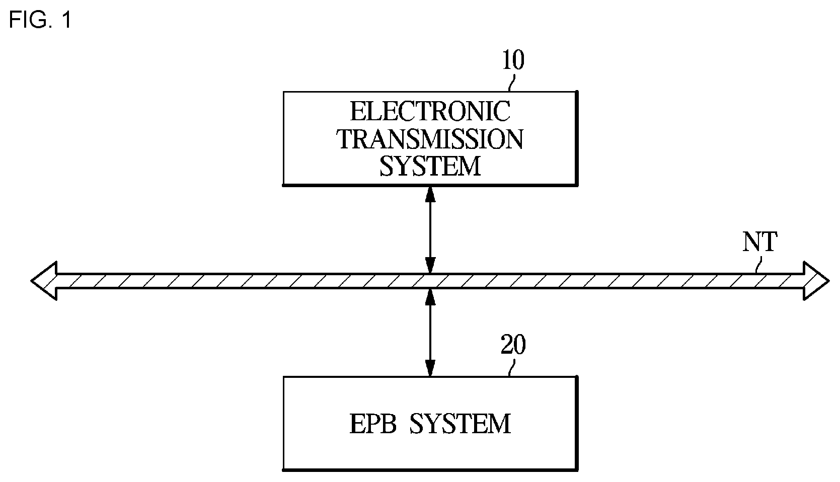 Patent US12157446 — Electronic parking brake system and method of controlling the same — Figure 1