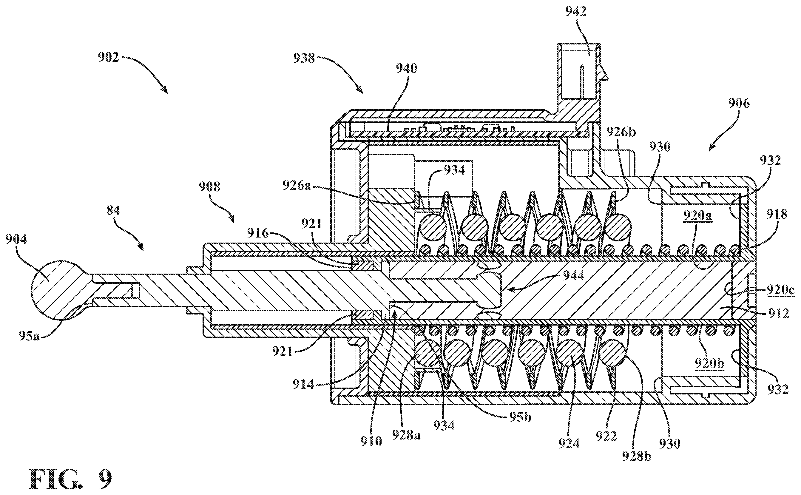 Patent US12157450 Figure 8 – Passive pedal force emulator pedal assembly