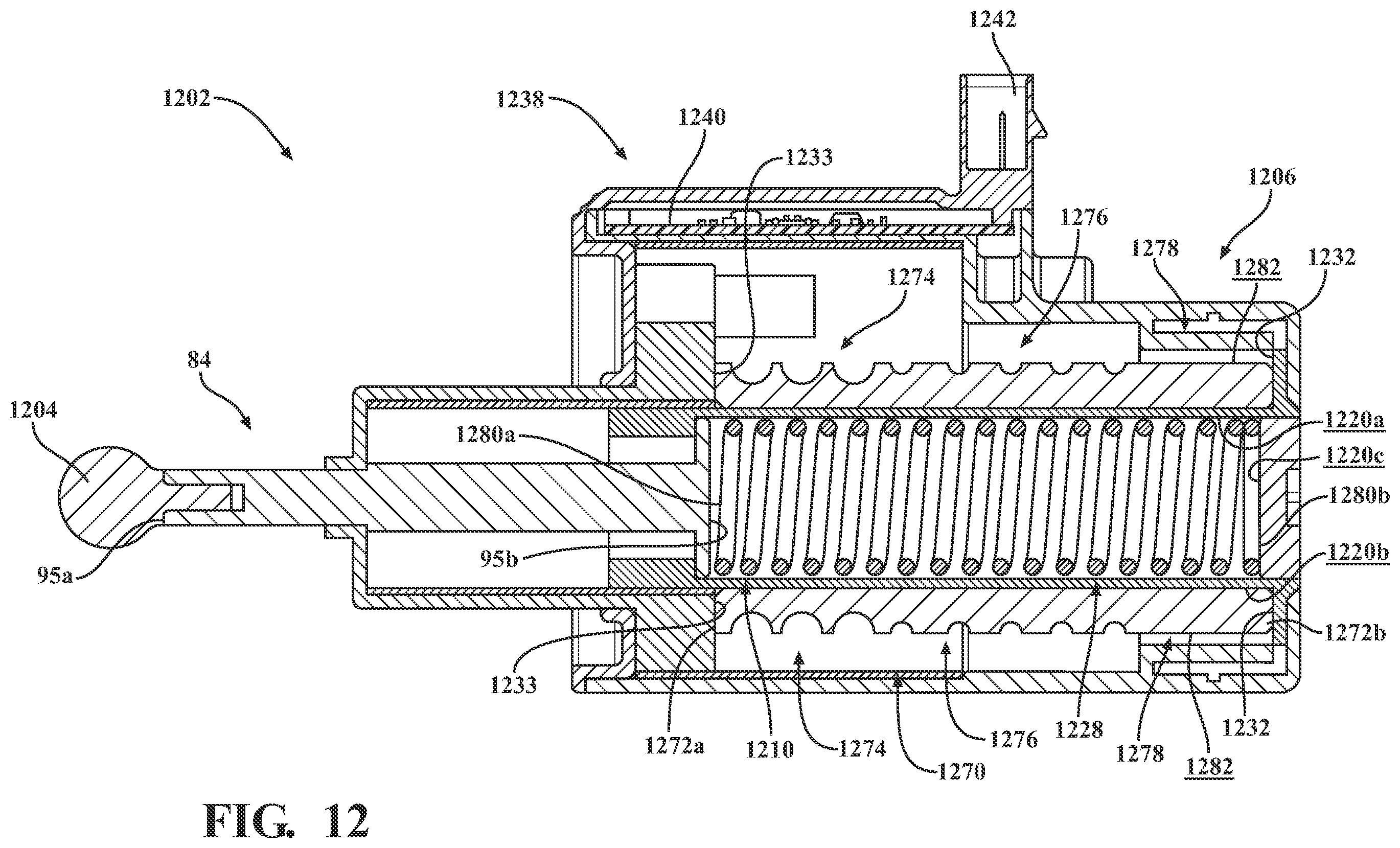 Patent US12157450 Figure 11 – Passive pedal force emulator pedal assembly