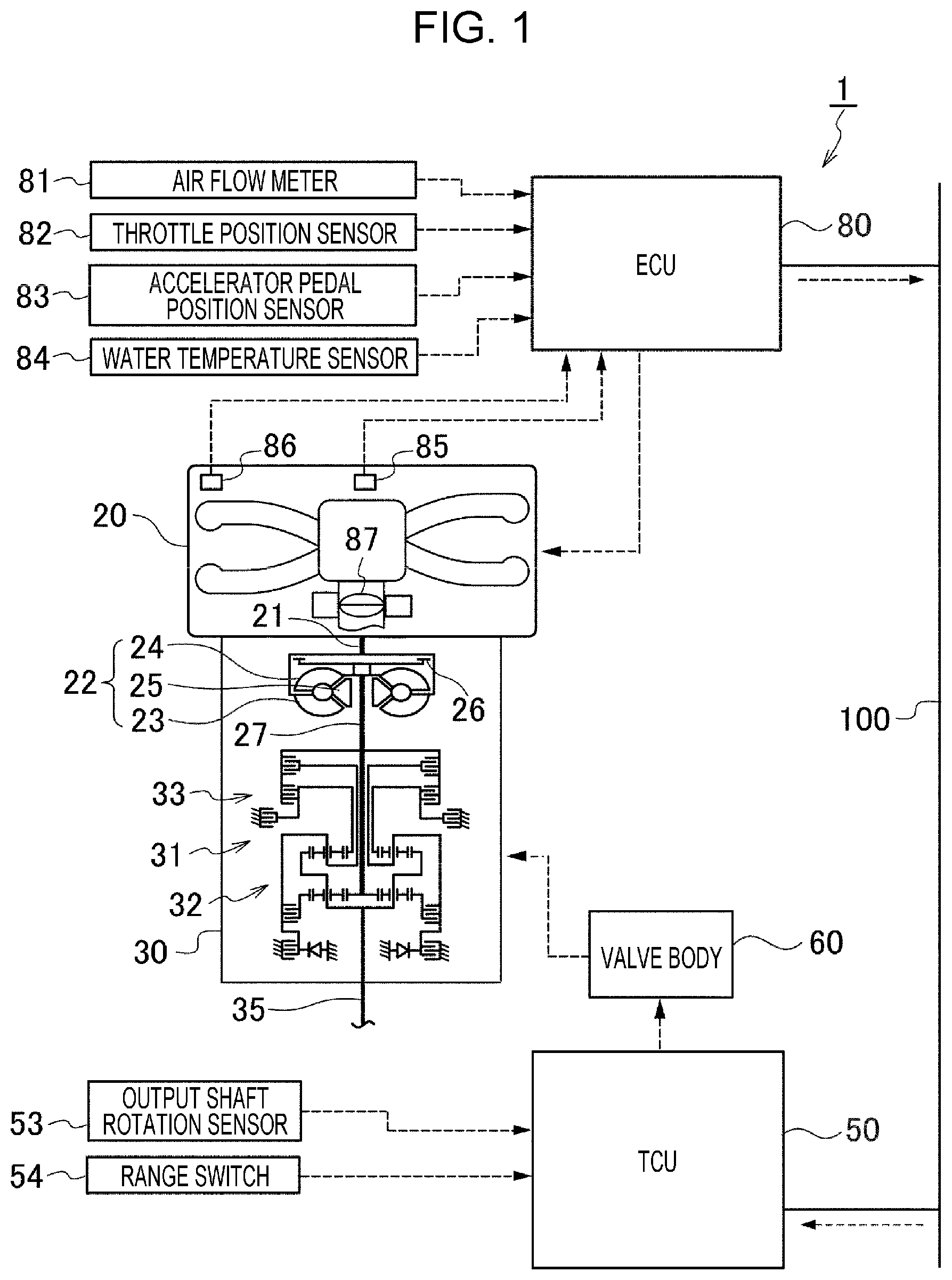 Patent US12157457 — Oil dilution inhibiting apparatus — Figure 1
