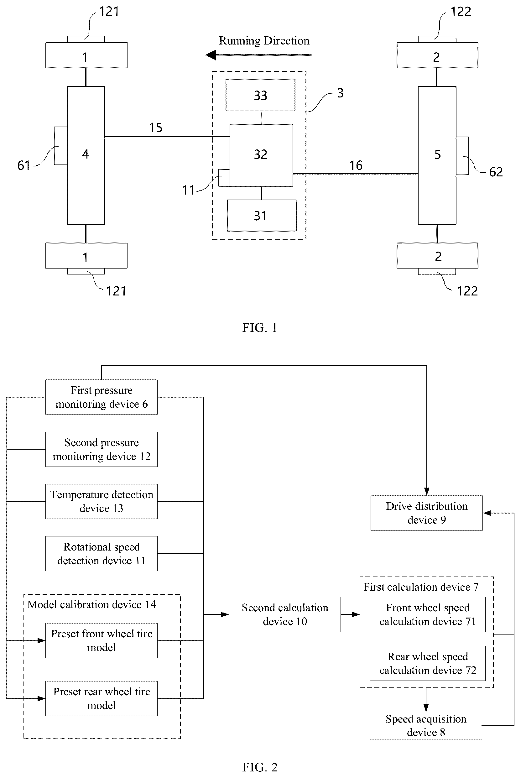 Patent US12157472 — Drive system for engineering vehicle, drive method, and engineering vehicle — Figure 1