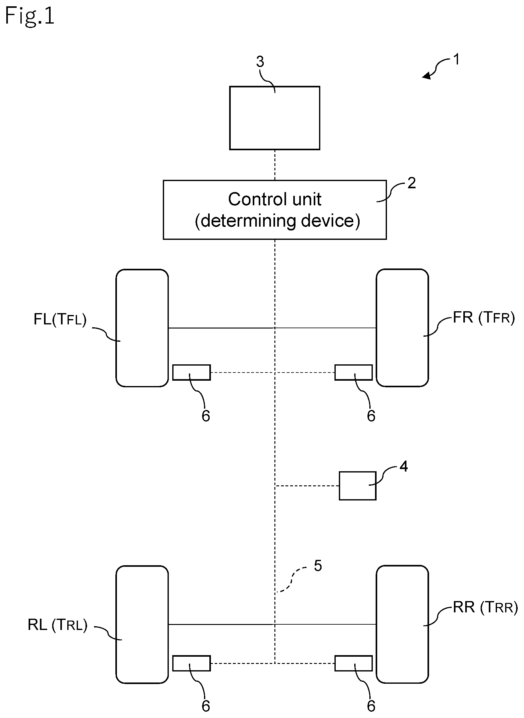Patent US12157474 — Method for determining state of road surface — Figure 1