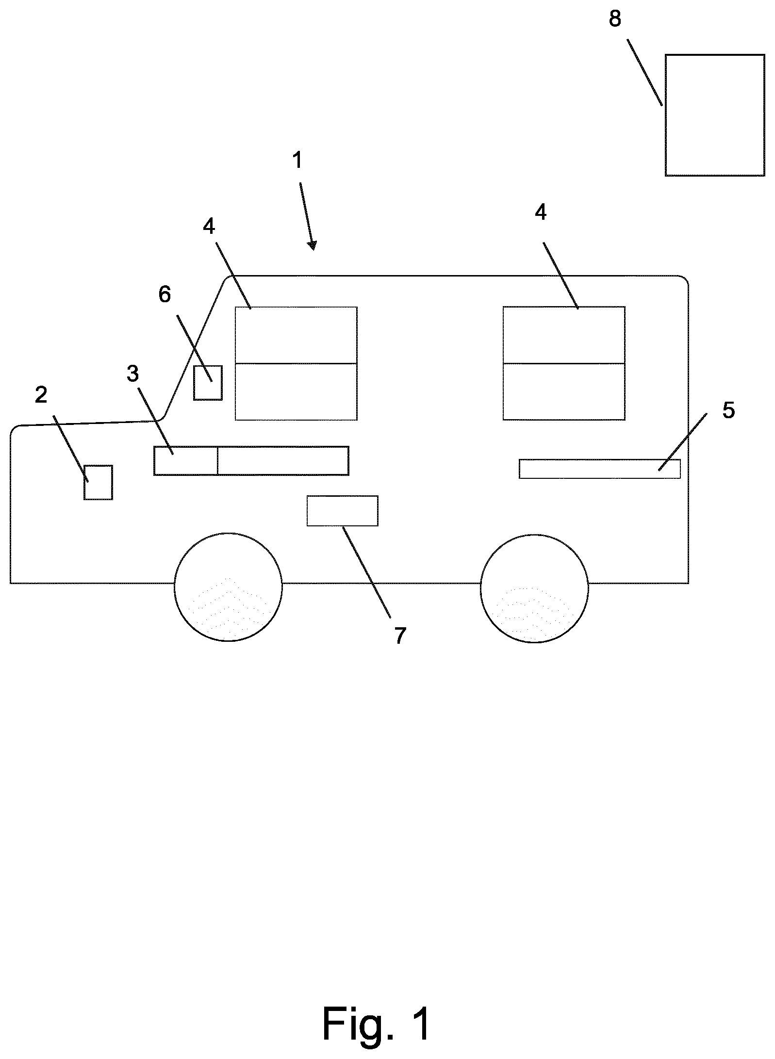 Patent US12157491 — Method for operating a driver assistance system, driver assistance system, vehicle, and computer program and data carrier signal — Figure 1