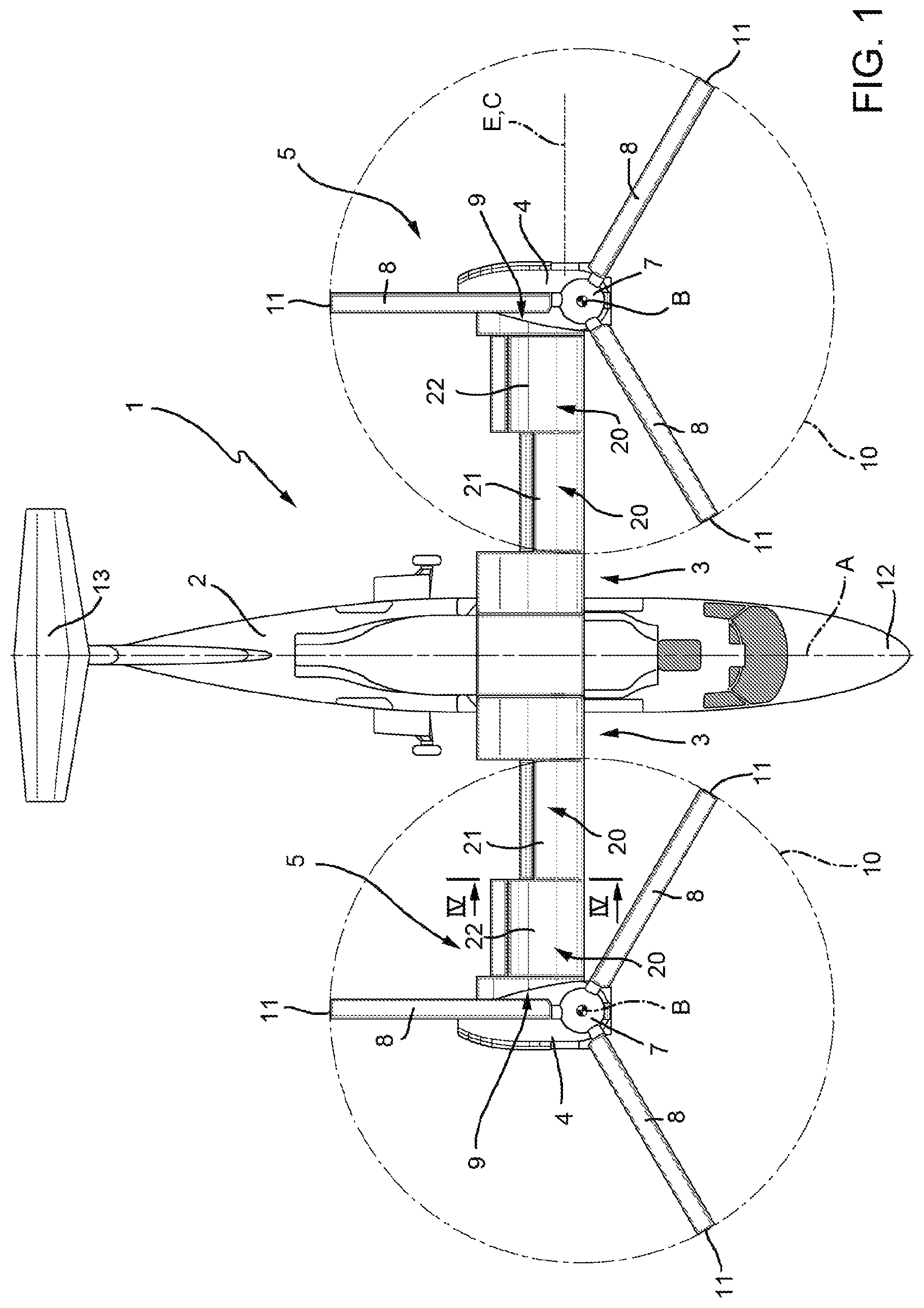 Patent US12157565 — Aircraft wing — Figure 1