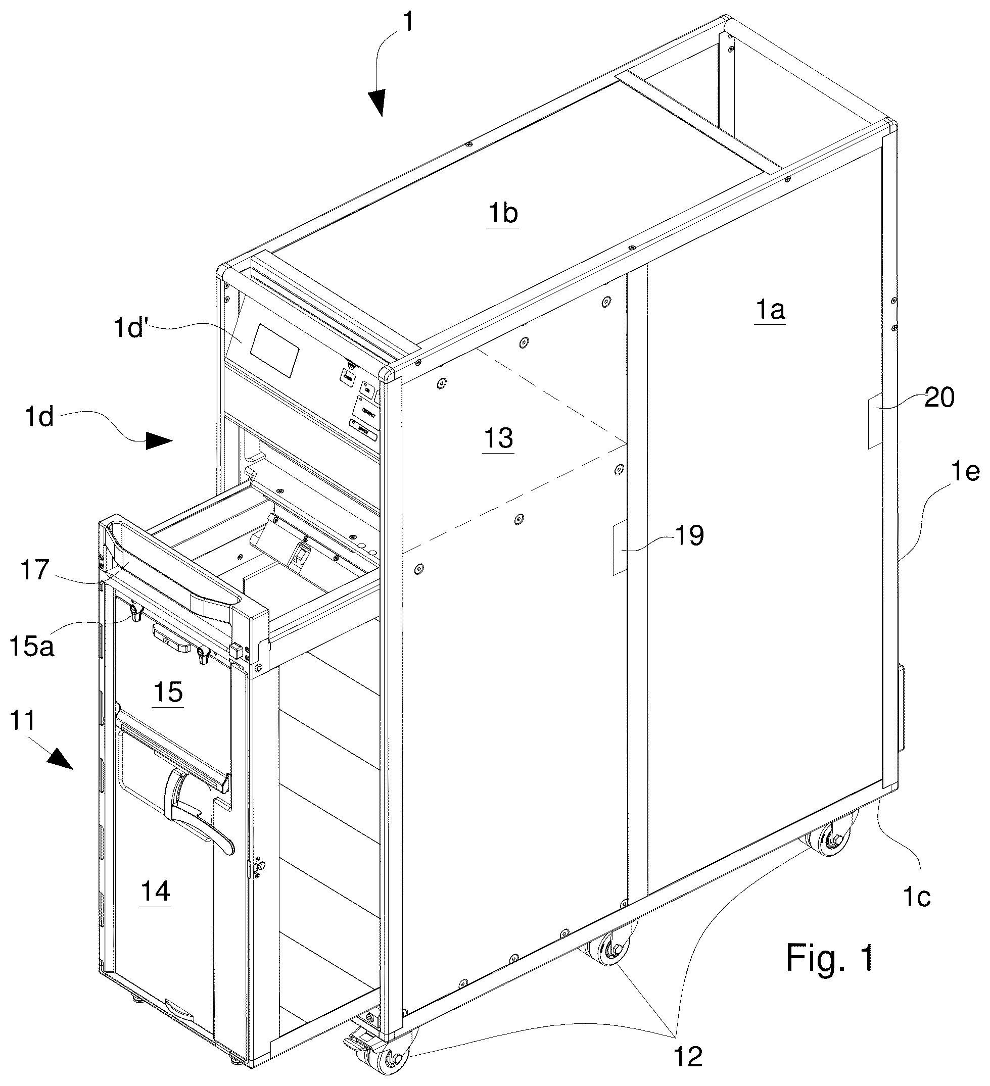 Patent US12157573 — Compactor device for aeronautical use — Figure 1