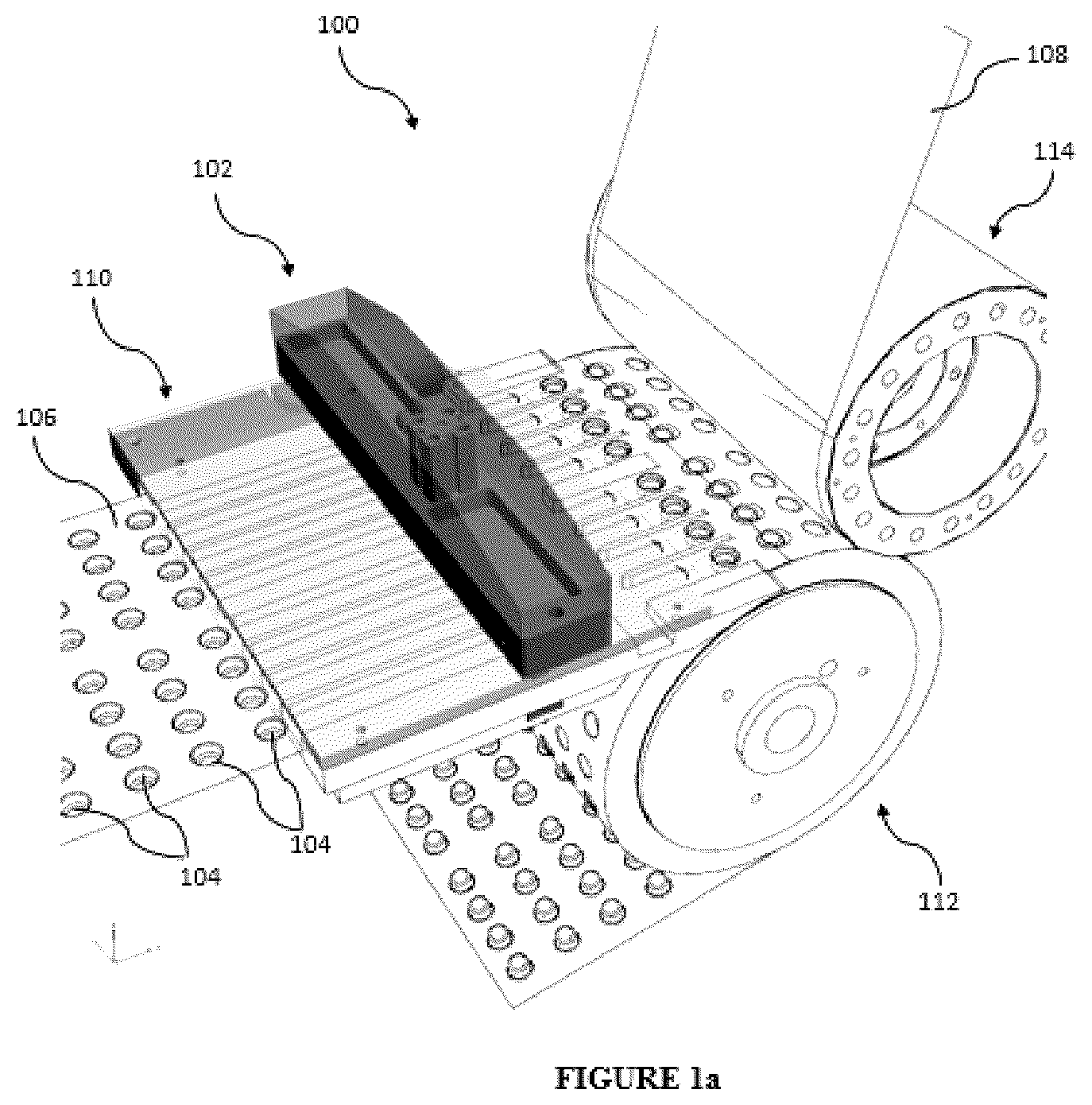Patent US12157590 — Rotary sealing apparatus for blister packaging machines — Figure 1