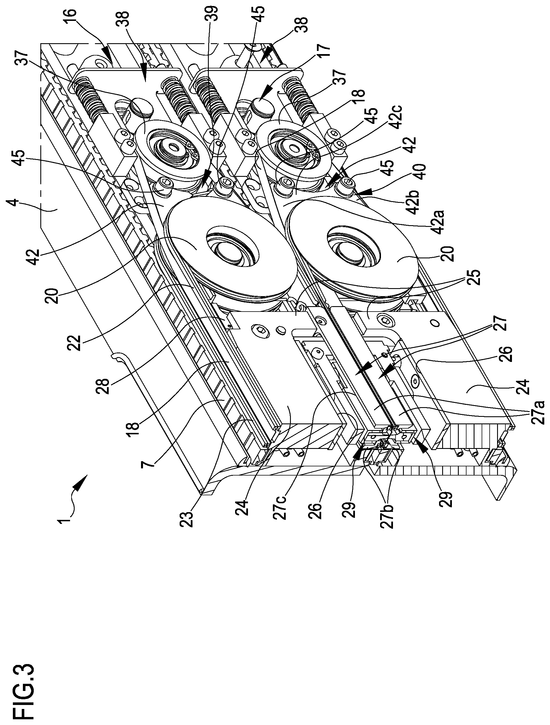 Patent US12157591 Figure 2 – Packaging apparatus, heat sealer and heat sealer module