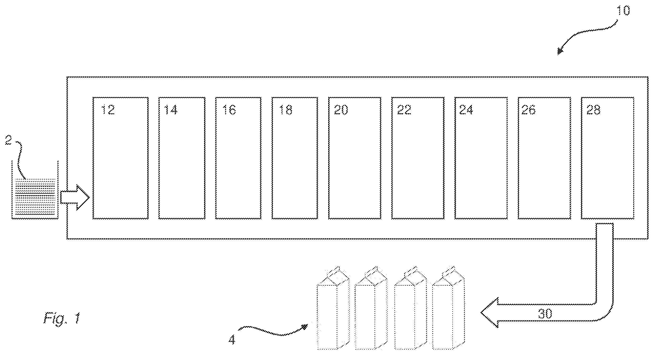 Patent US12157592 — Particle removal device for a filling machine — Figure 1