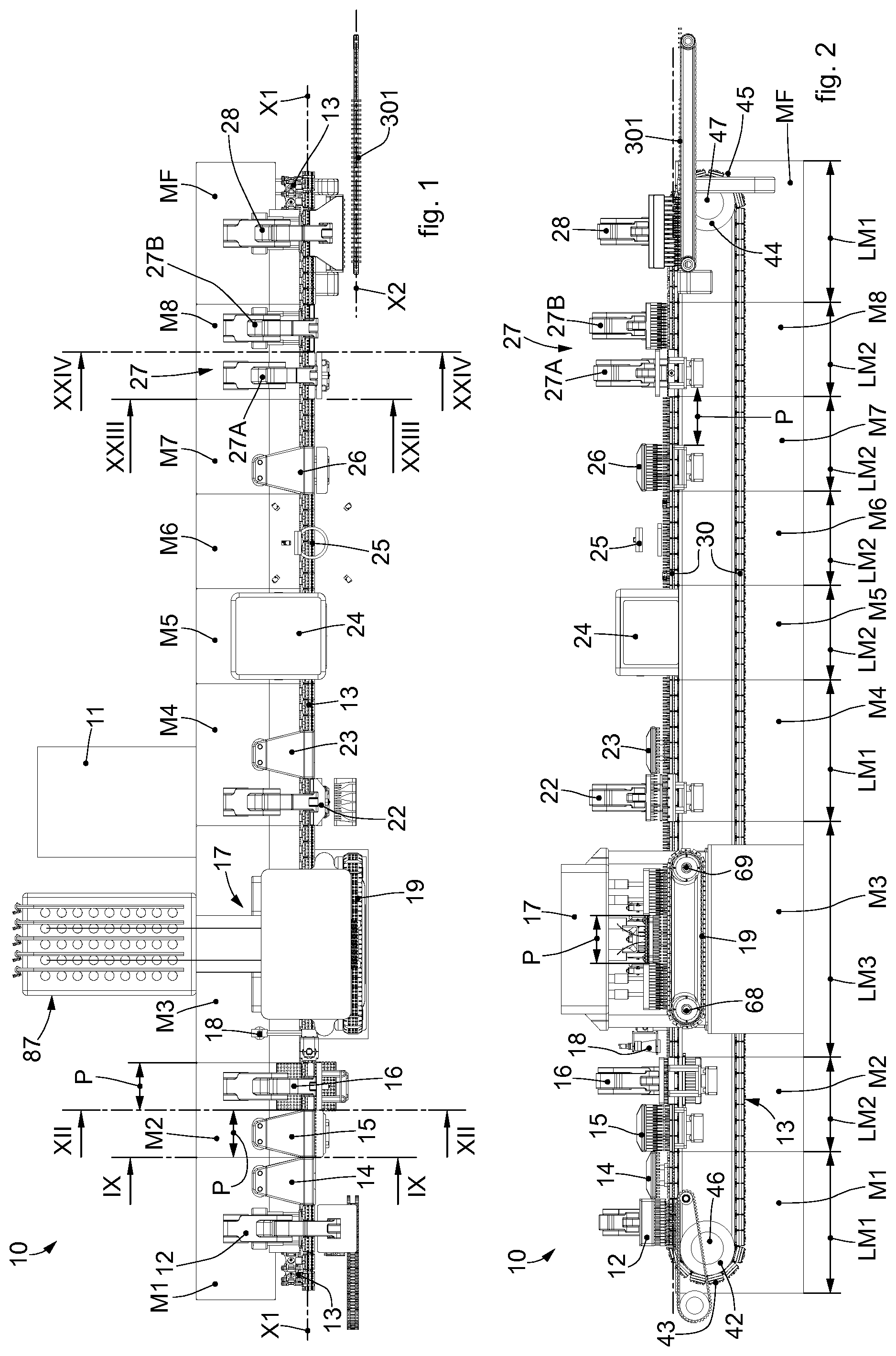 Patent US12157594 — Machine and method for the automatic treatment of components of inhalers; in particular cartomizers for electronic cigarettes — Figure 1