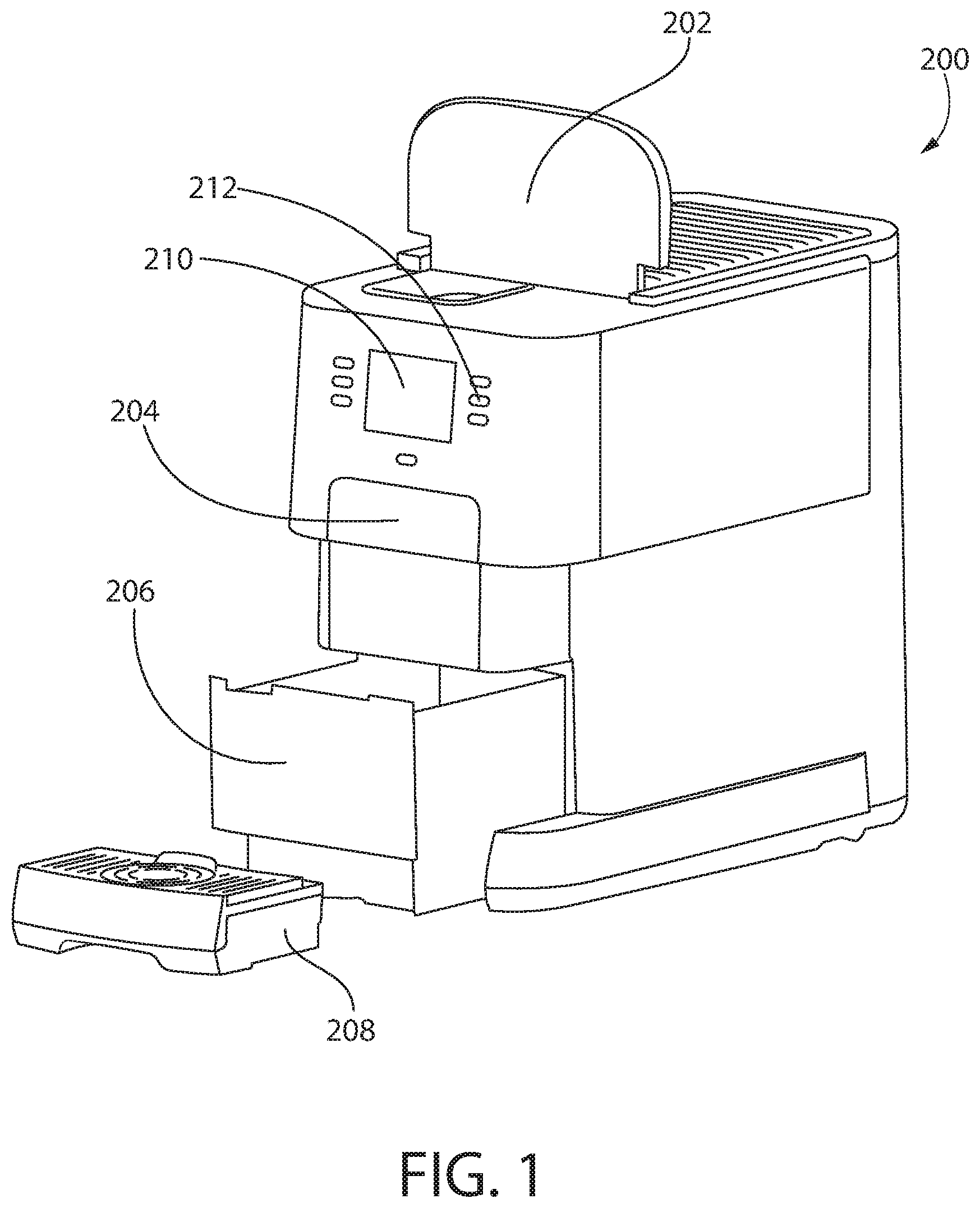 Patent US12157625 — Beverage-ingredient container — Figure 1