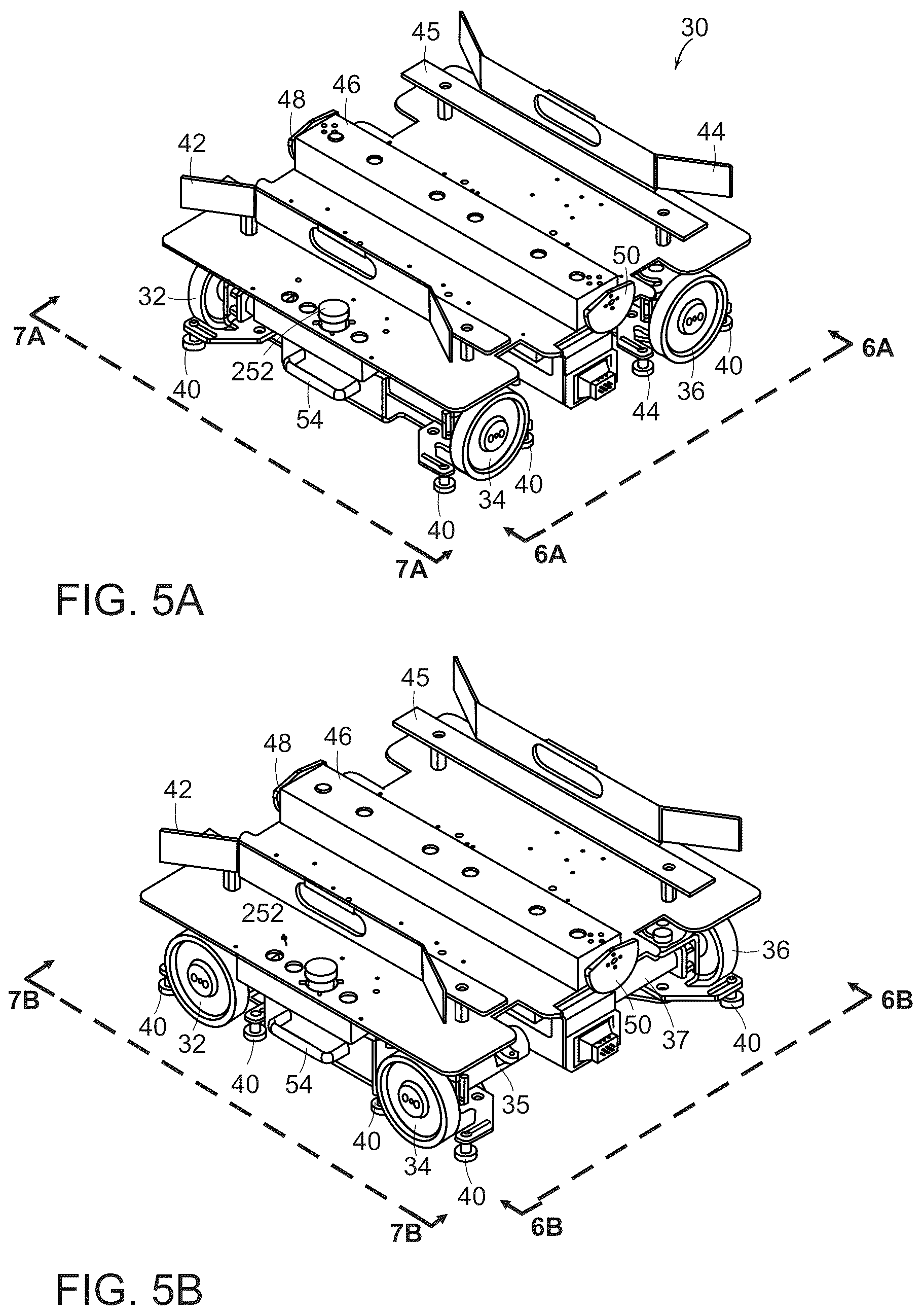 Patent US12157632 Figure 4 – Discontinuous grid system for use in systems and methods for processing objects including mobile matrix carrier systems