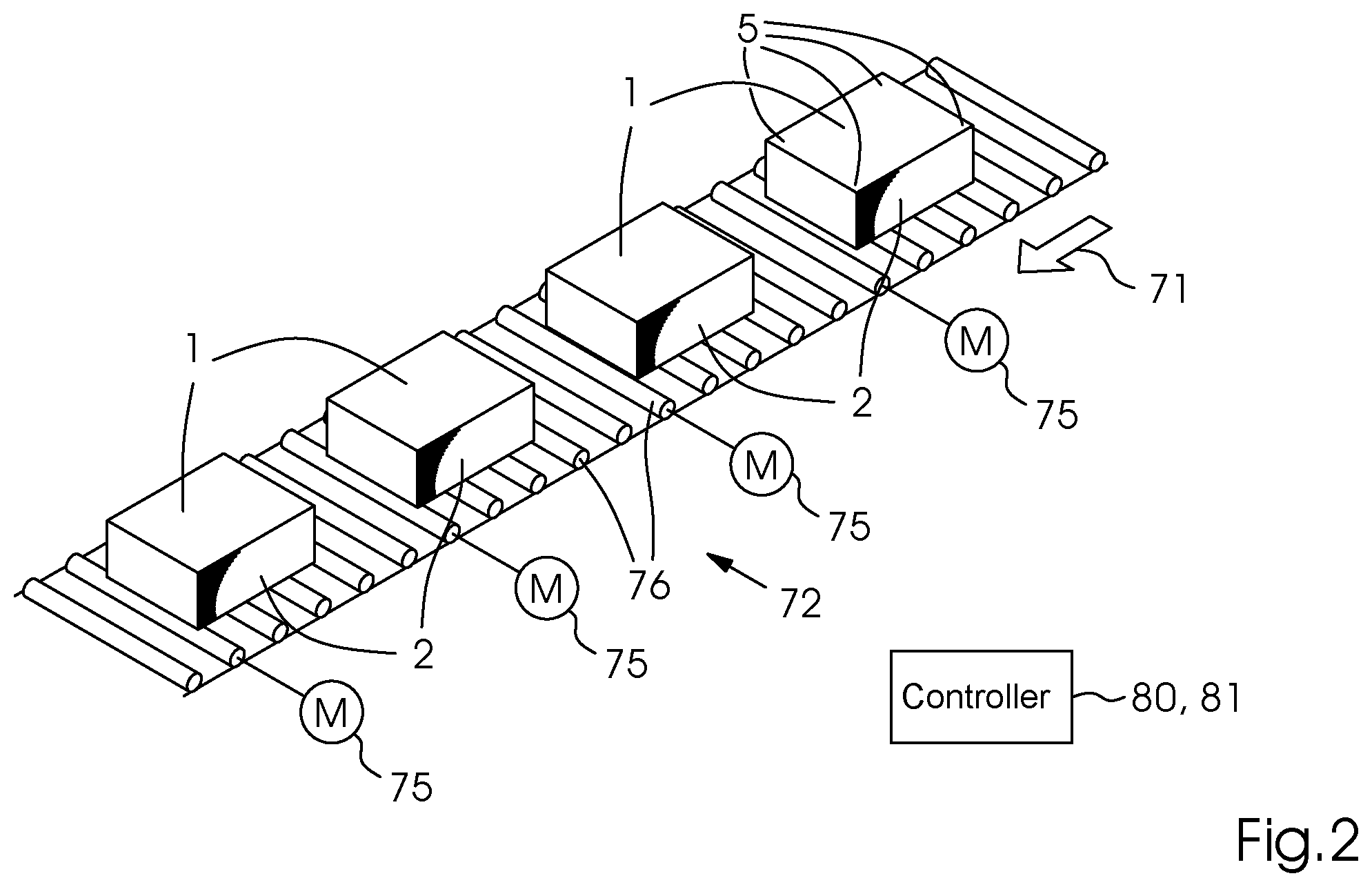 Patent US12157643 Figure 2 – Method of moving a stack of products using a robot