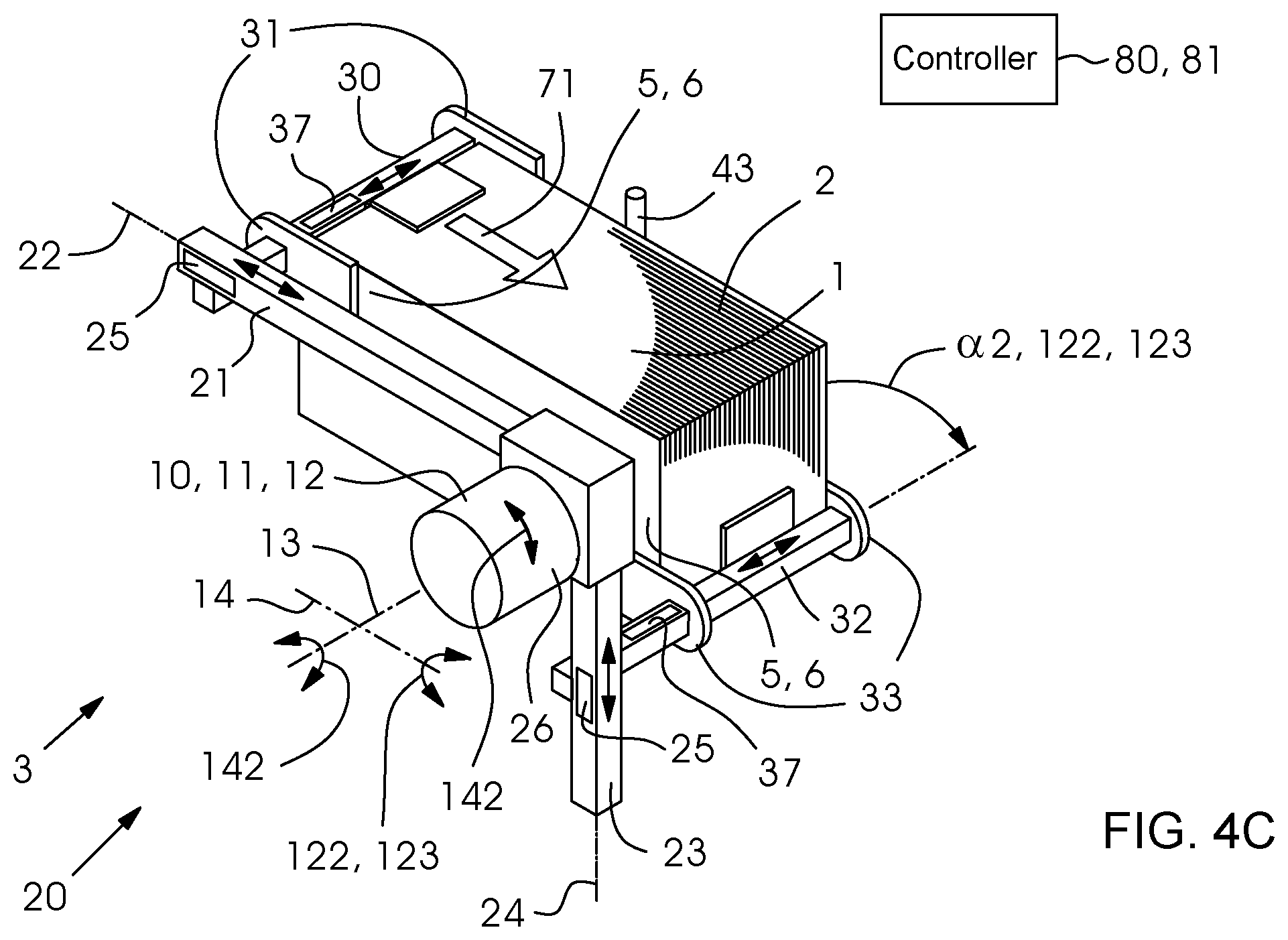 Patent US12157643 Figure 7 – Method of moving a stack of products using a robot